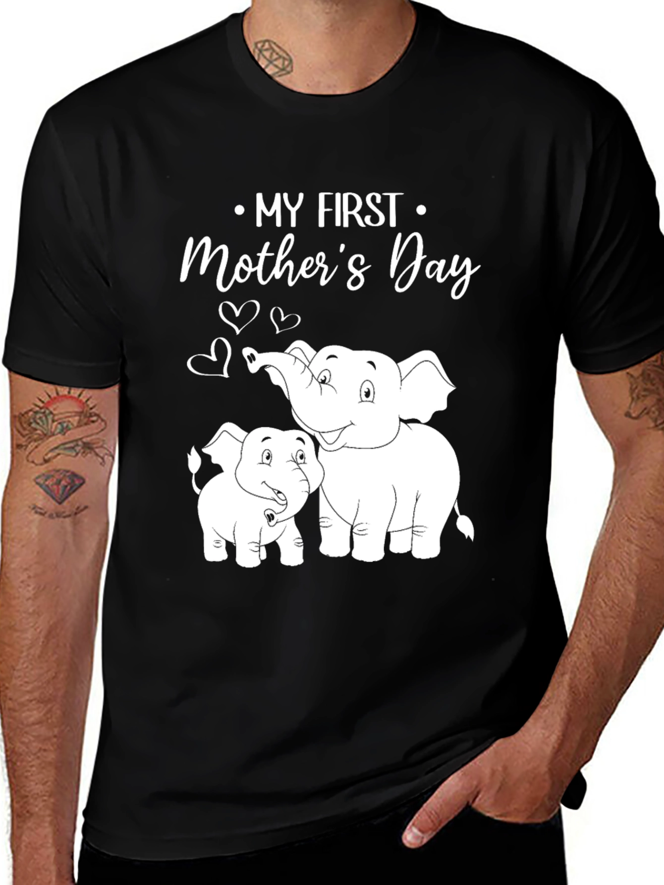 My First Mothers Day Elephant T-Shirt