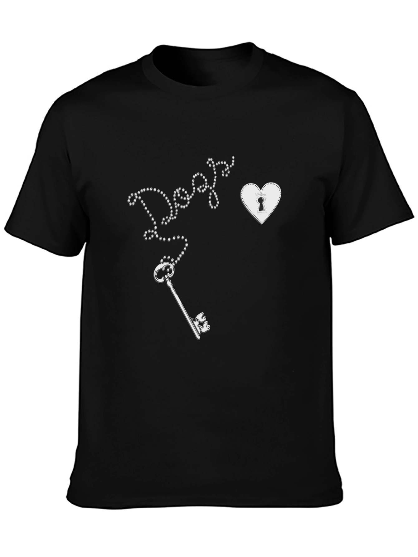 Key to My Heart Tee - Graphic Print T-Shirt
