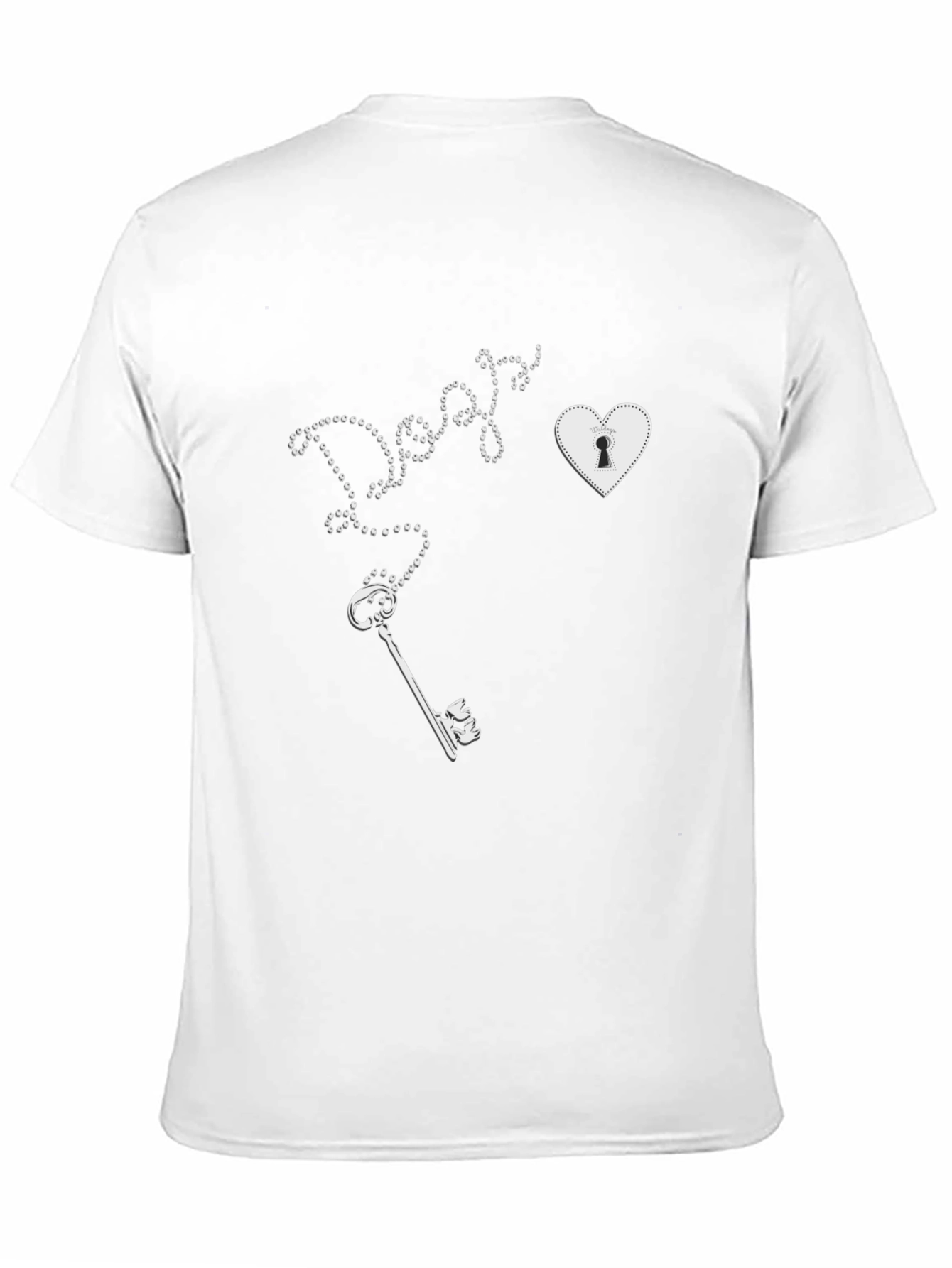 Key to My Heart Tee - Graphic Print T-Shirt