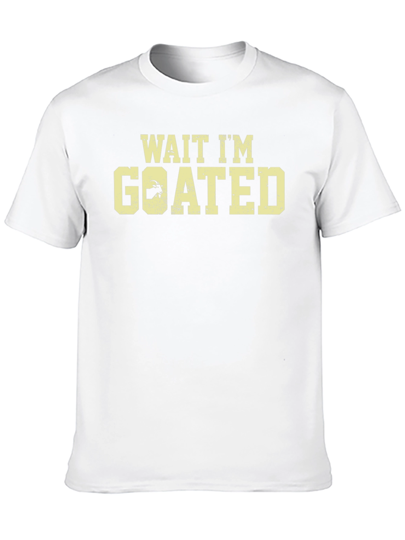 Wait Im Goated Black Graphic Tee
