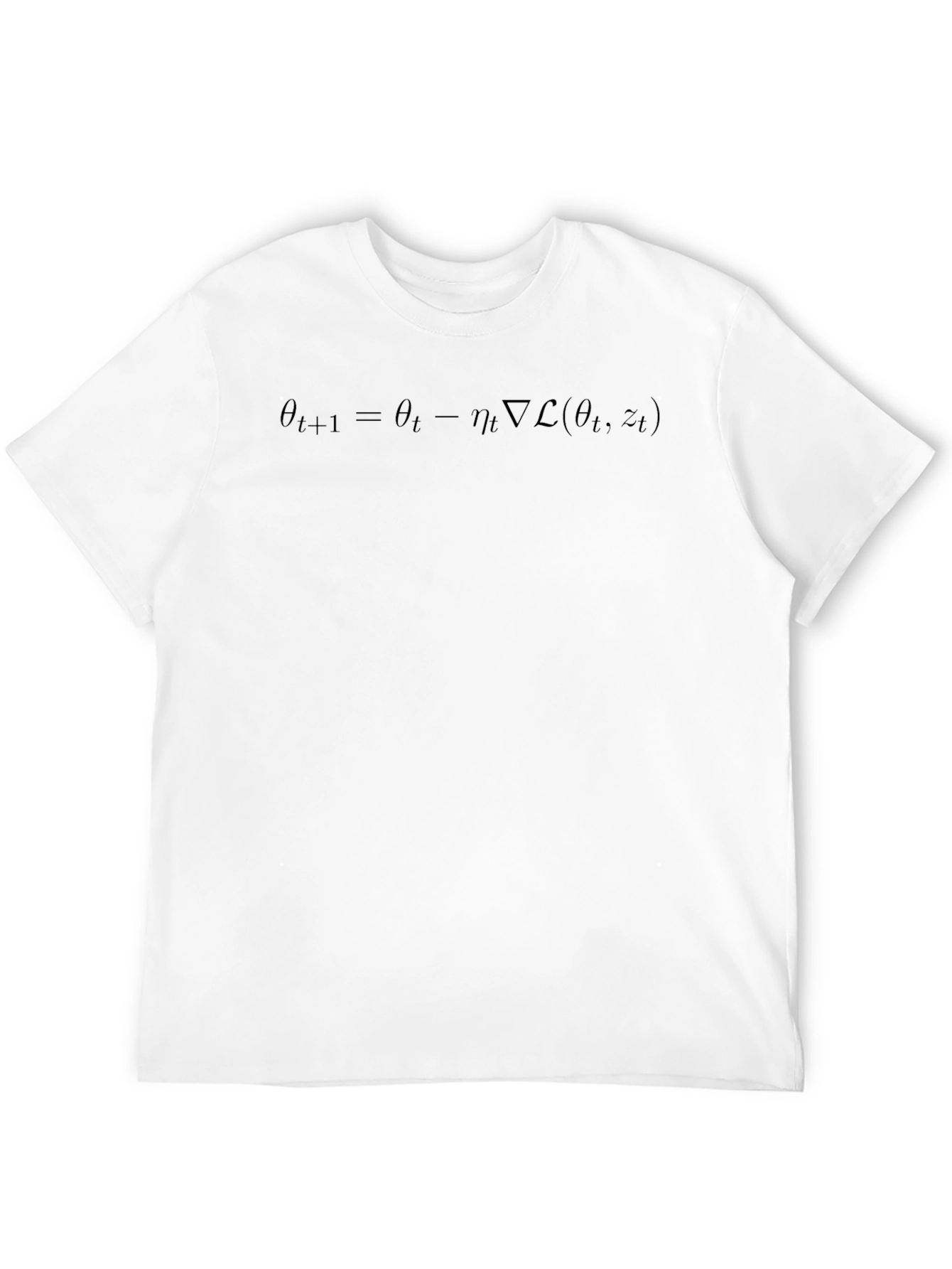 Machine Learning Equation Black T-Shirt