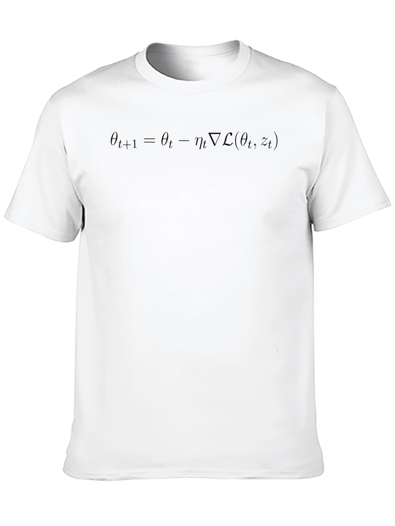 Machine Learning Equation Black T-Shirt