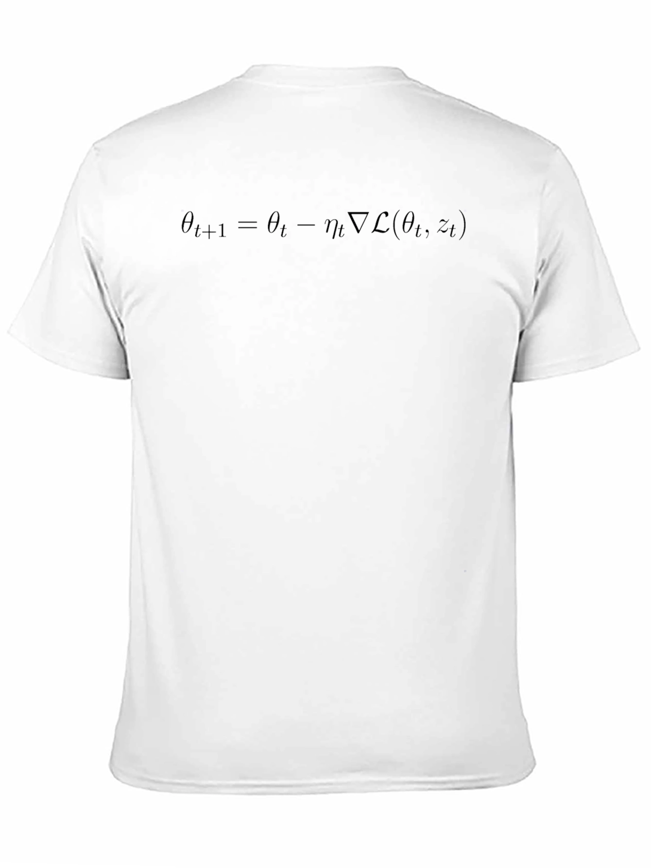 Machine Learning Equation Black T-Shirt