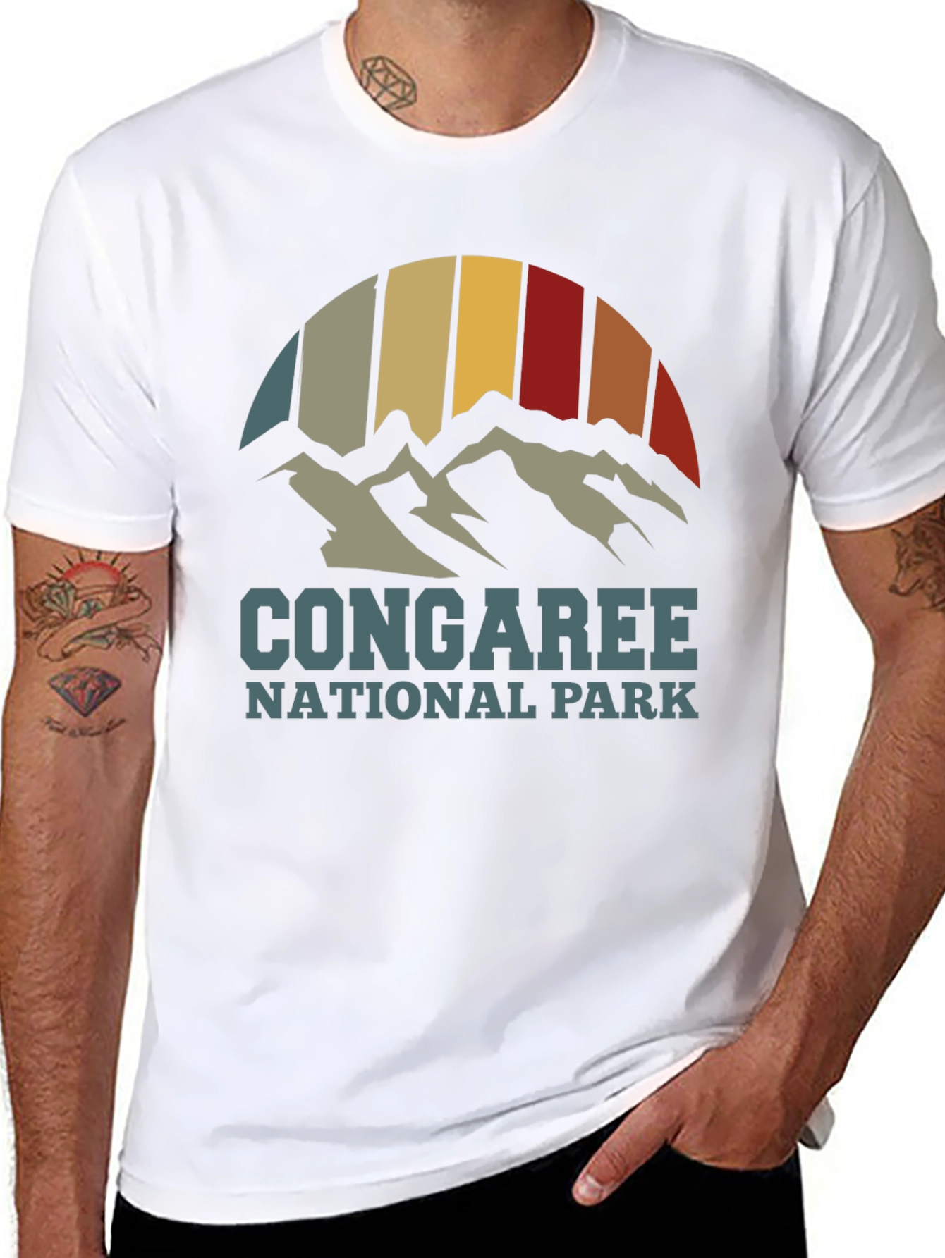 Congaree National Park Retro Graphic T-Shirt