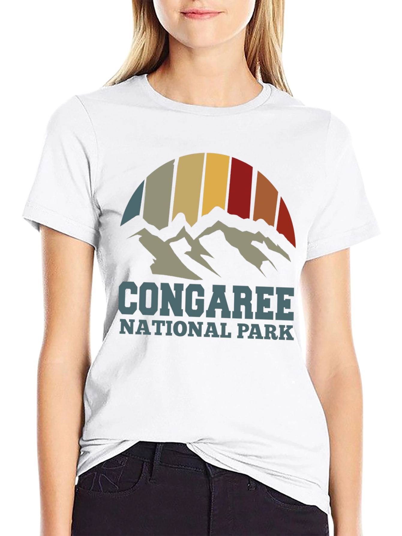 Congaree National Park Retro Graphic T-Shirt