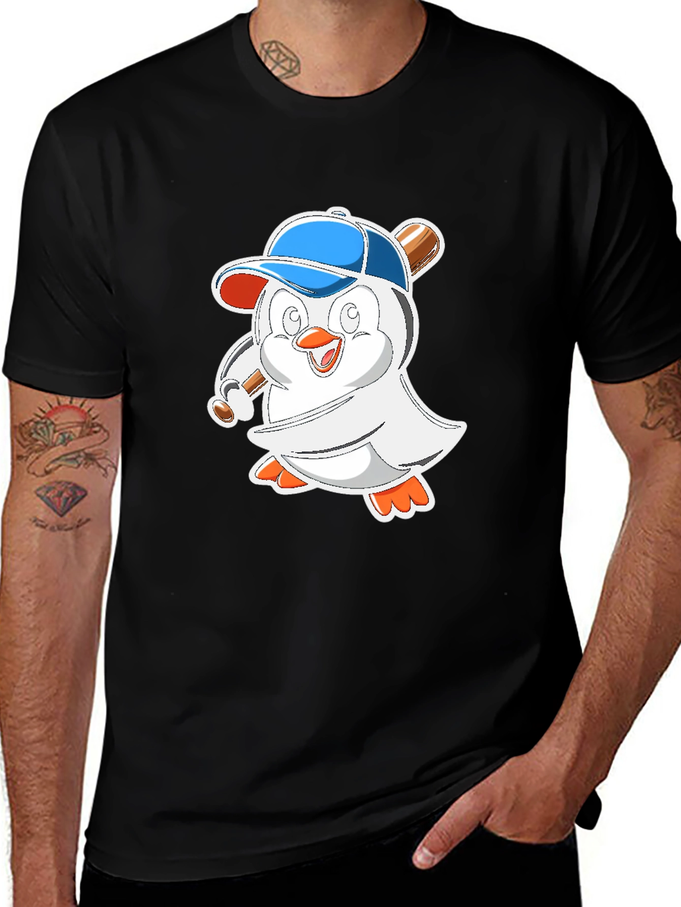 Penguin Baseball T-Shirt