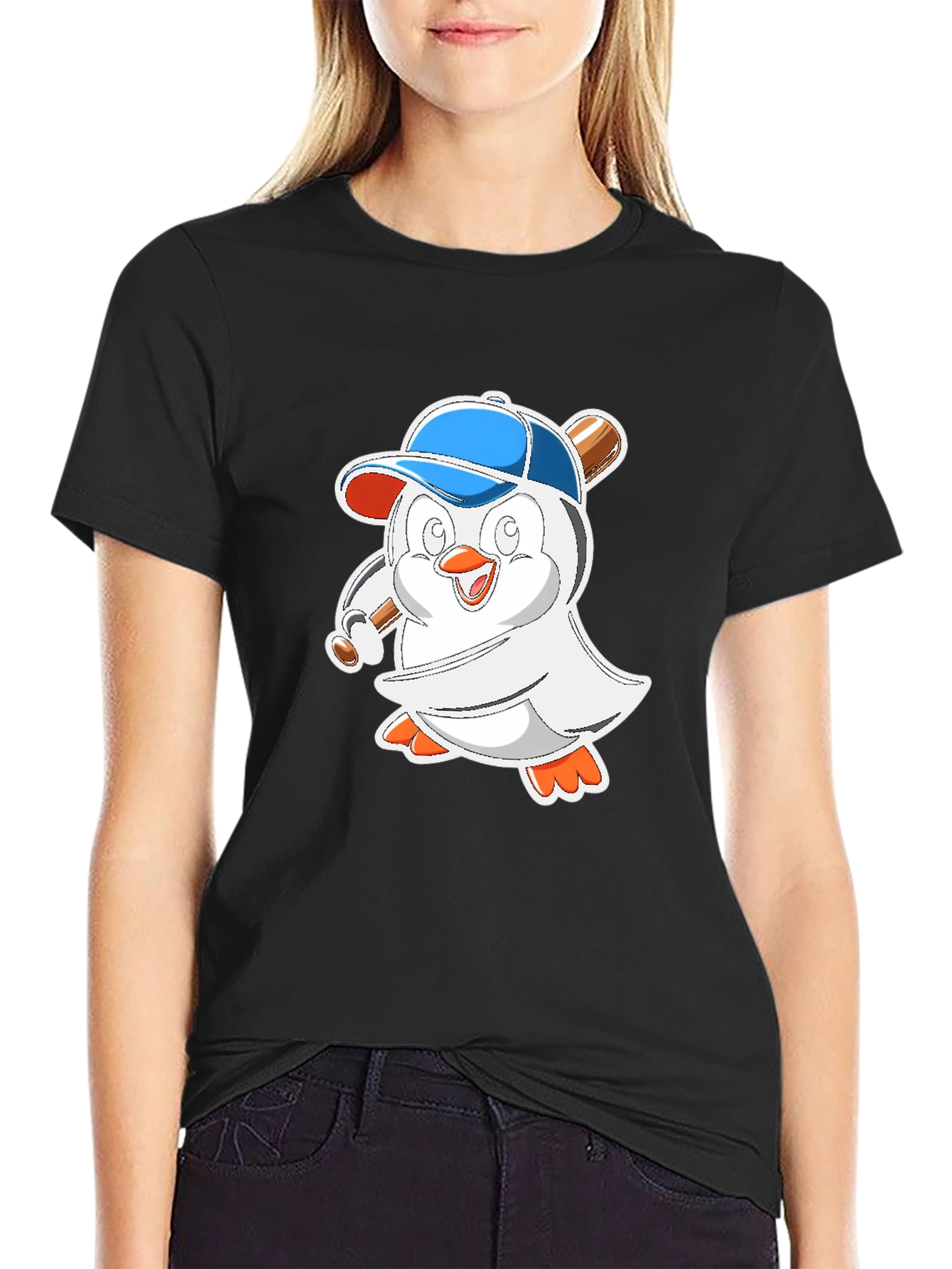Penguin Baseball T-Shirt