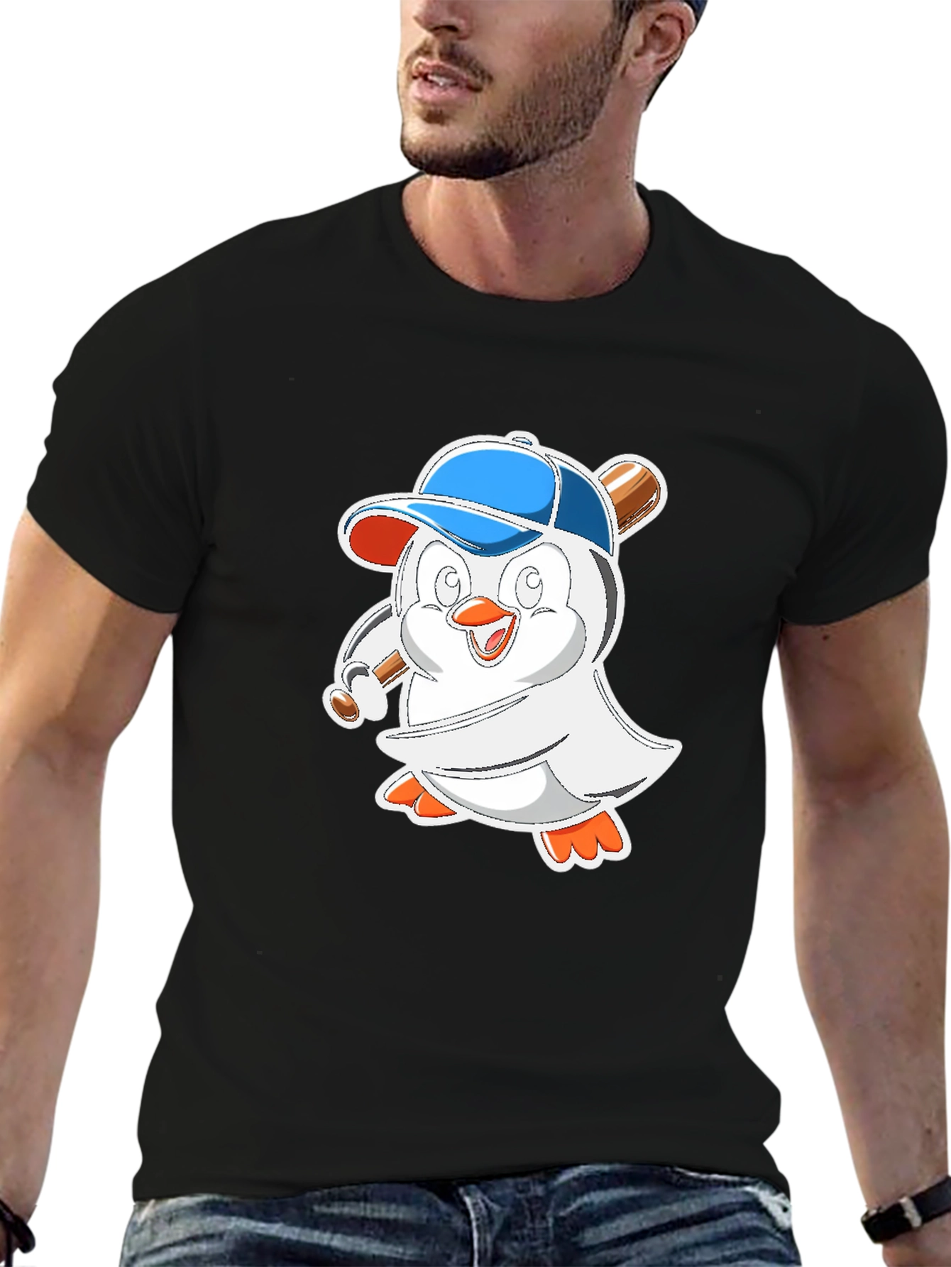 Penguin Baseball T-Shirt