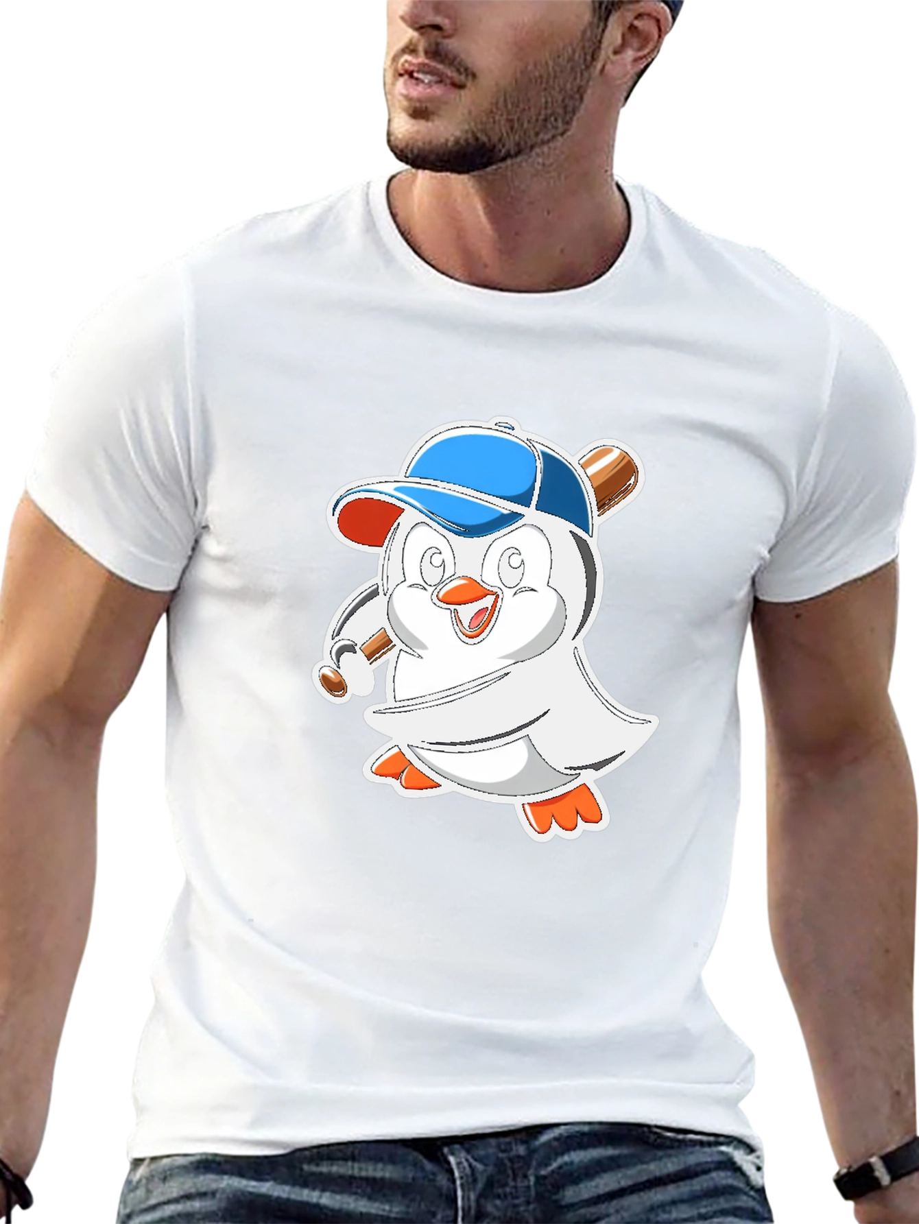 Penguin Baseball T-Shirt