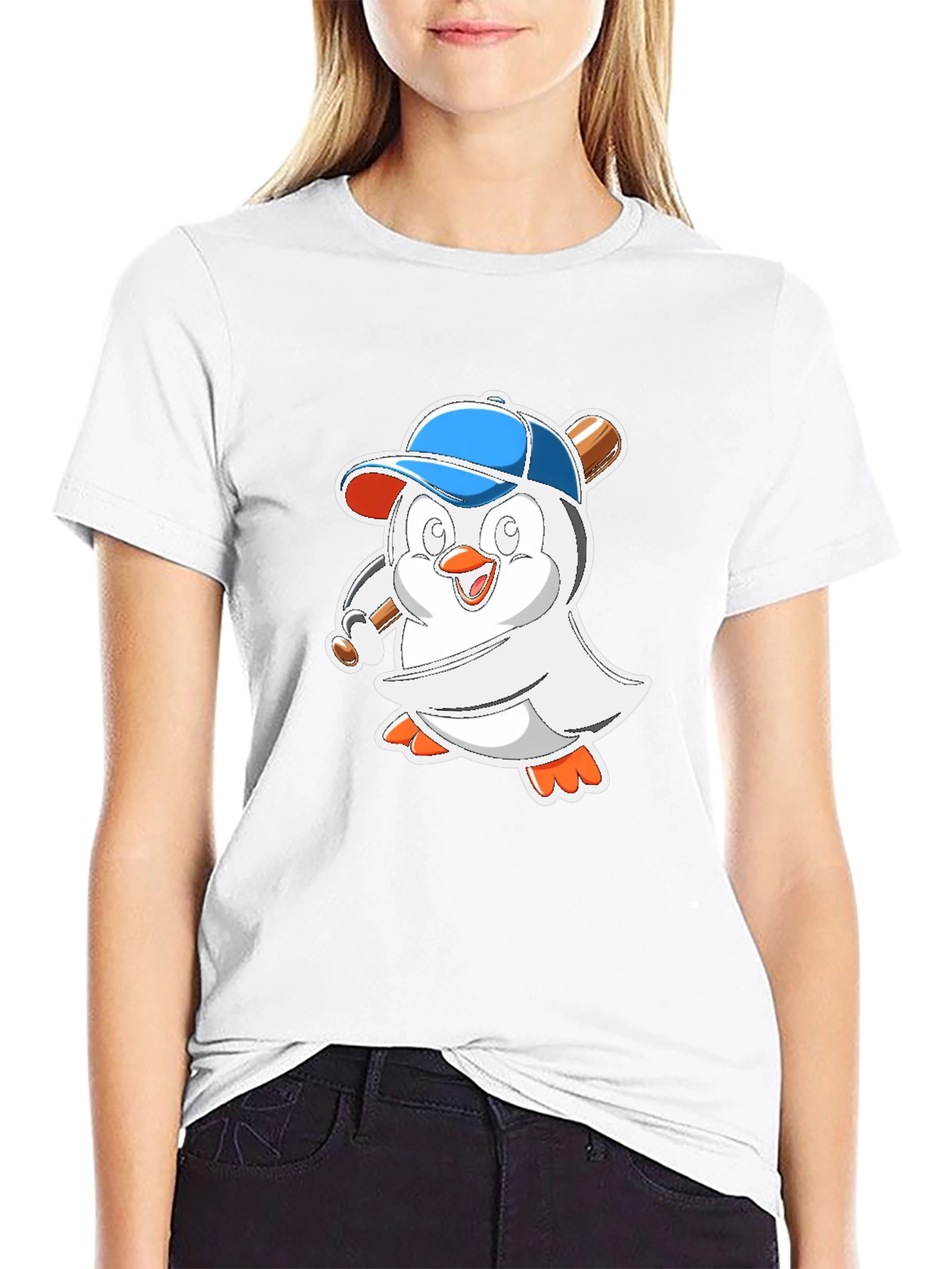 Penguin Baseball T-Shirt