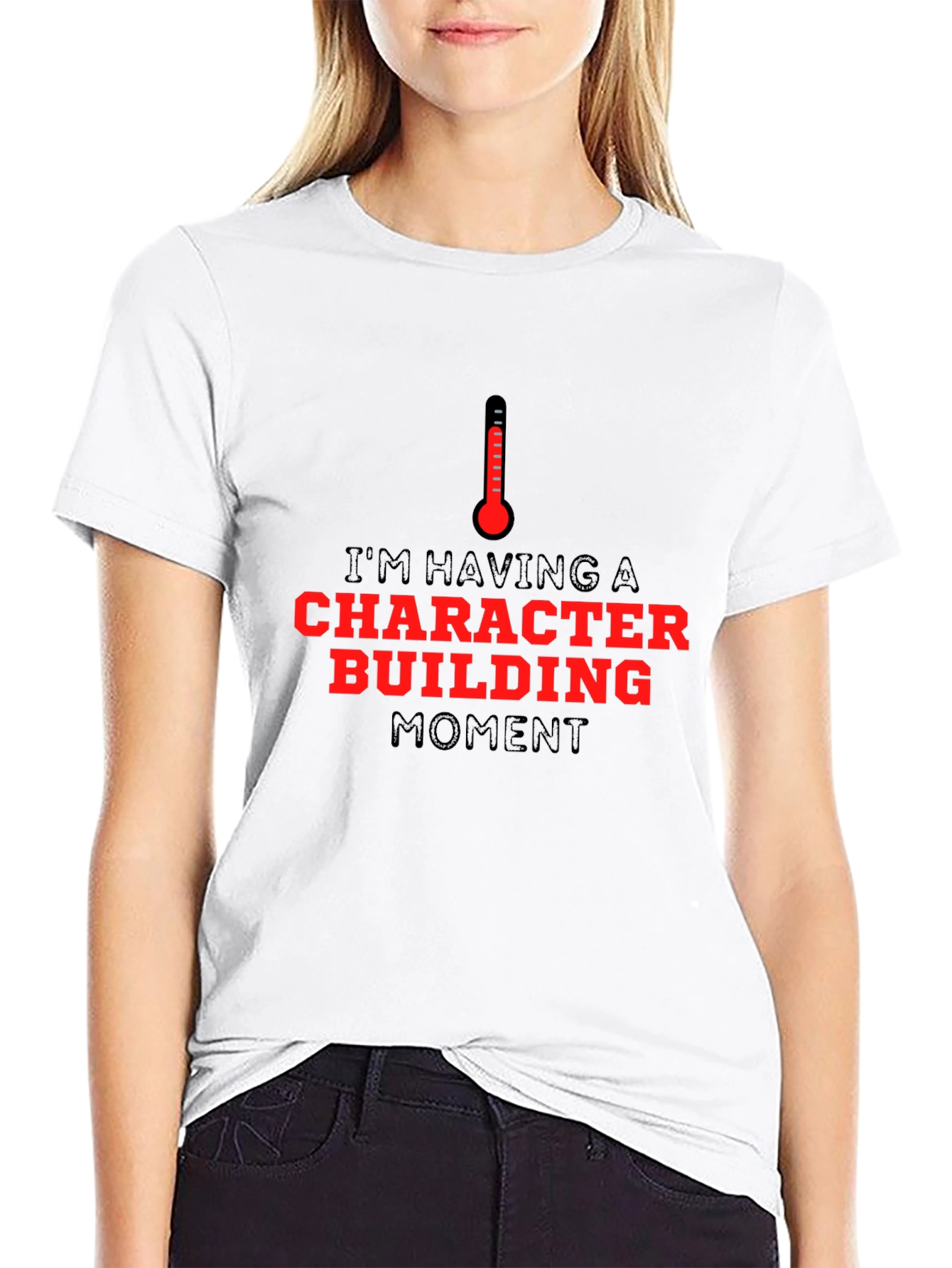 Character Building Moment Graphic Tee - Black