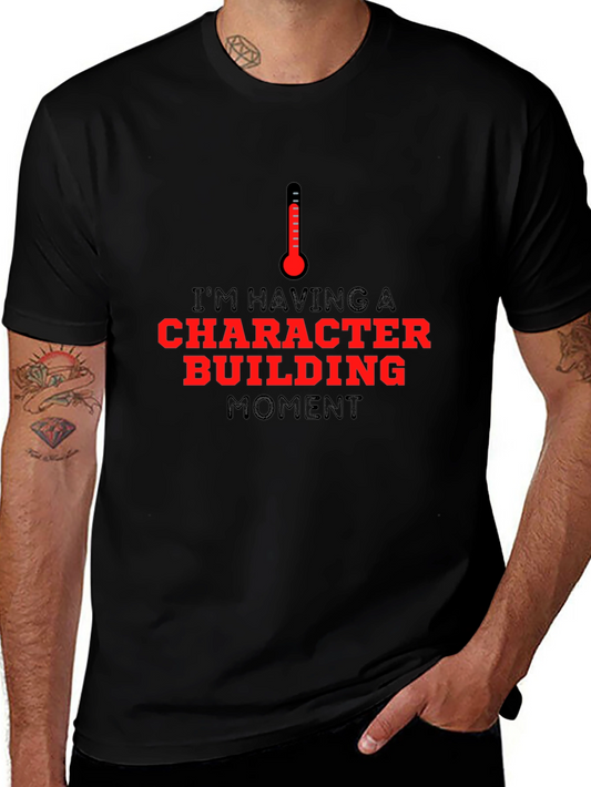 Character Building Moment Graphic Tee - Black