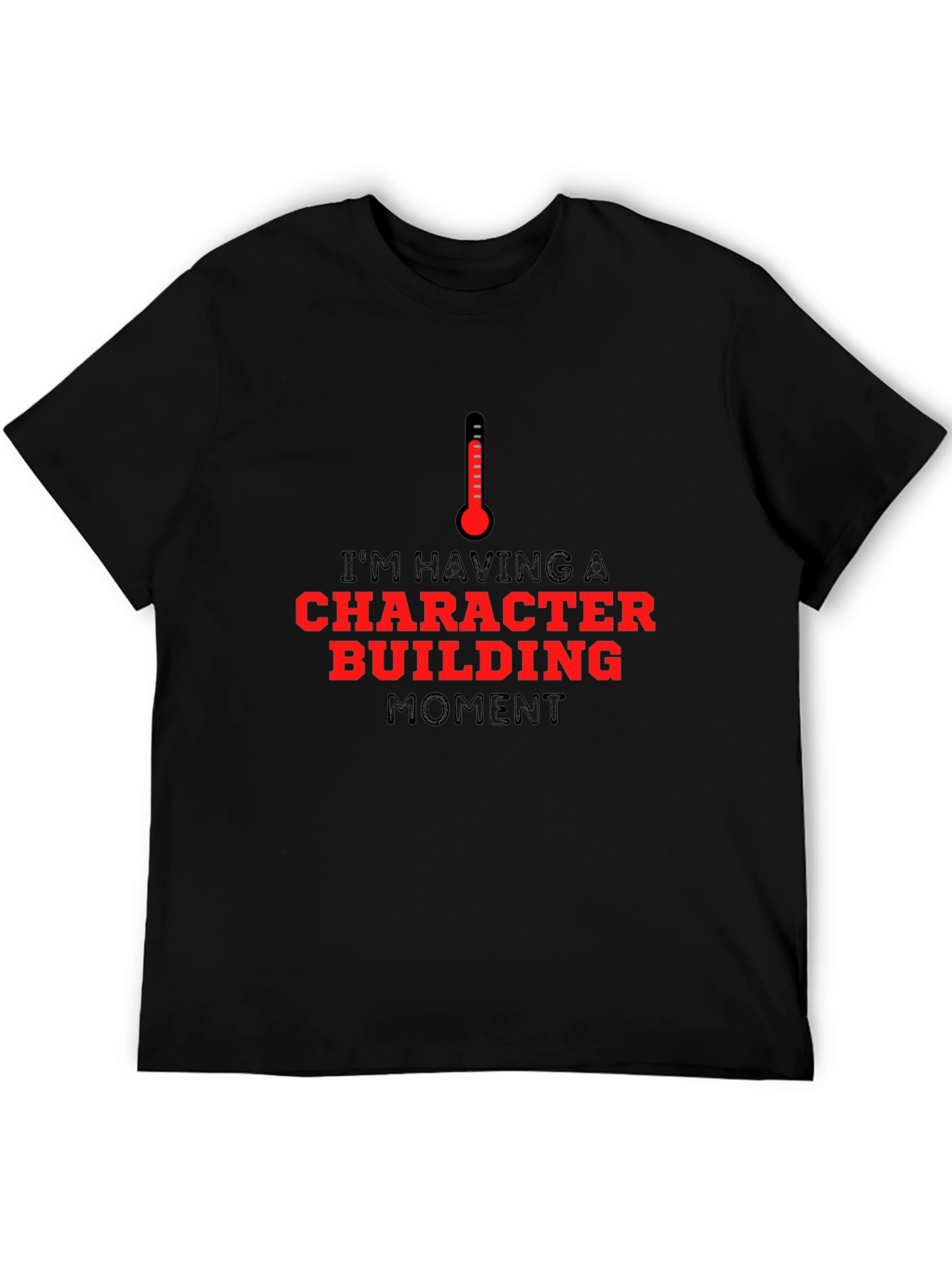 Character Building Moment Graphic Tee - Black