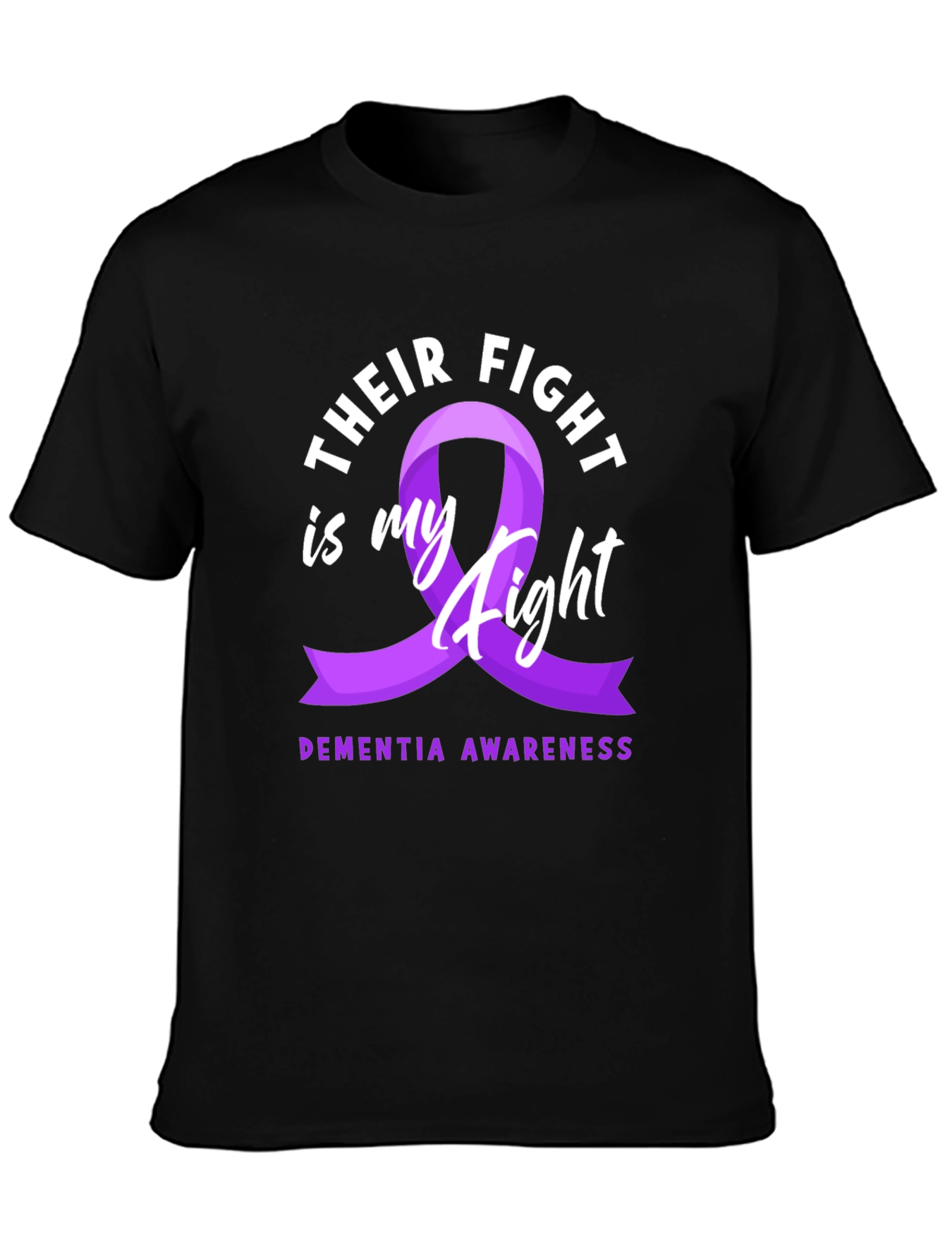 Dementia Awareness Ribbon T-Shirt