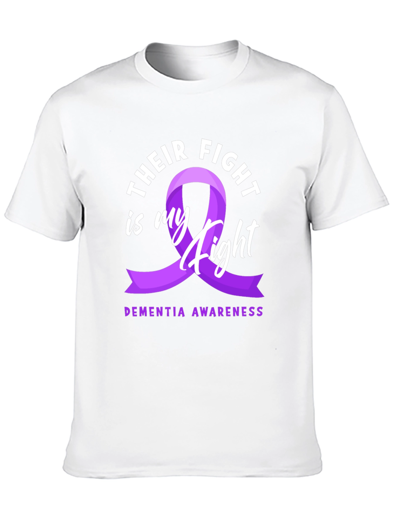 Dementia Awareness Ribbon T-Shirt