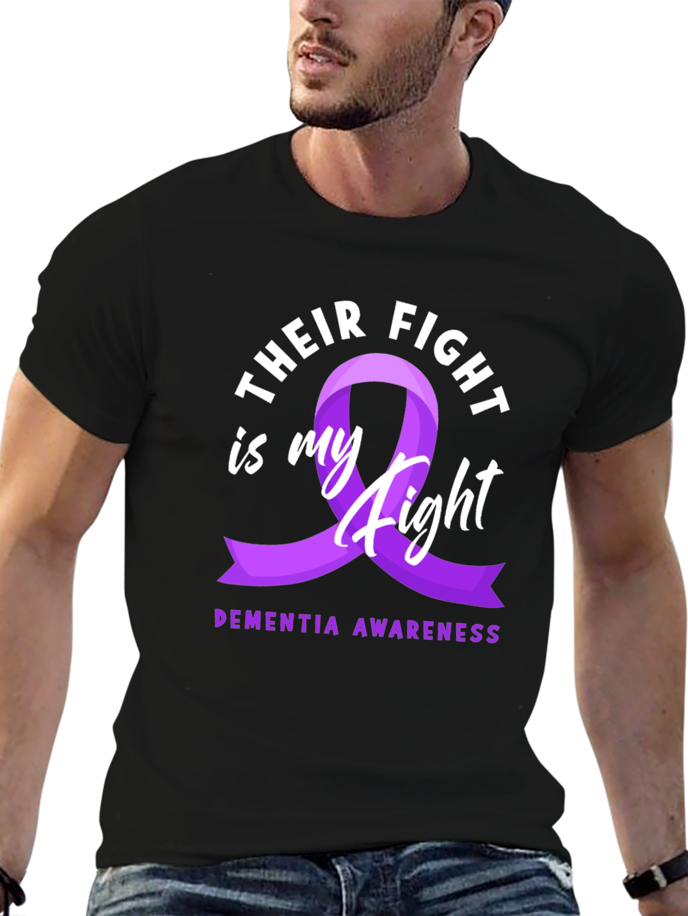 Dementia Awareness Ribbon T-Shirt