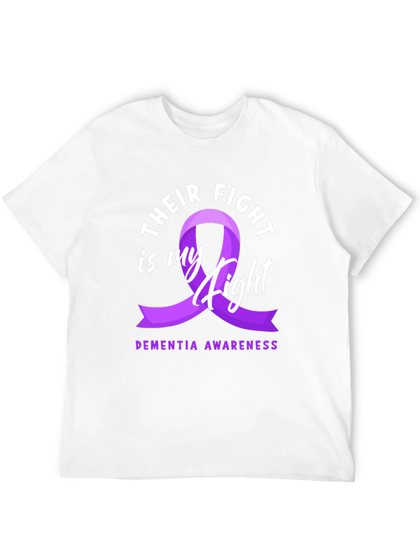 Dementia Awareness Ribbon T-Shirt