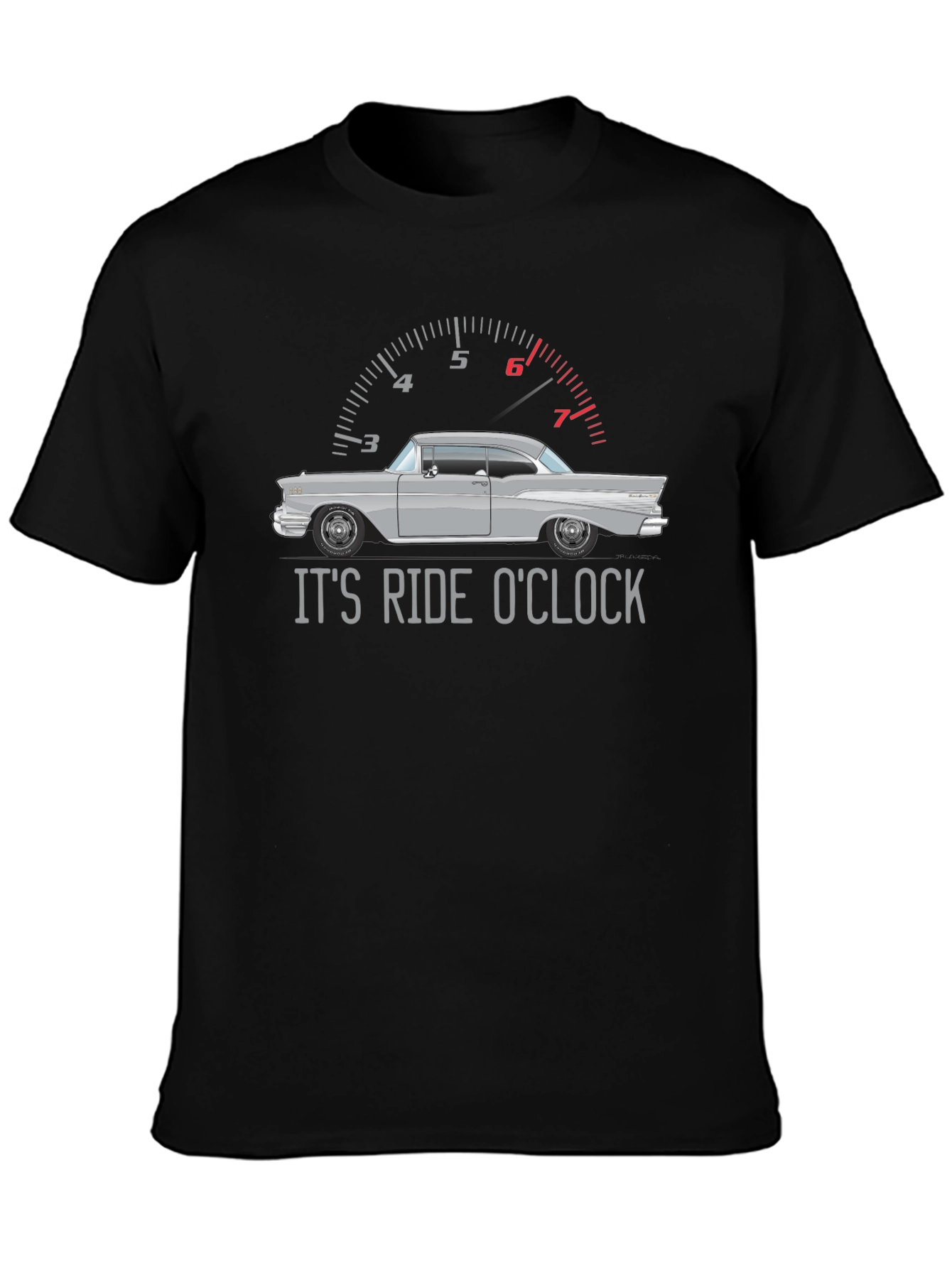 Its Ride OClock T-Shirt - Classic Car Design