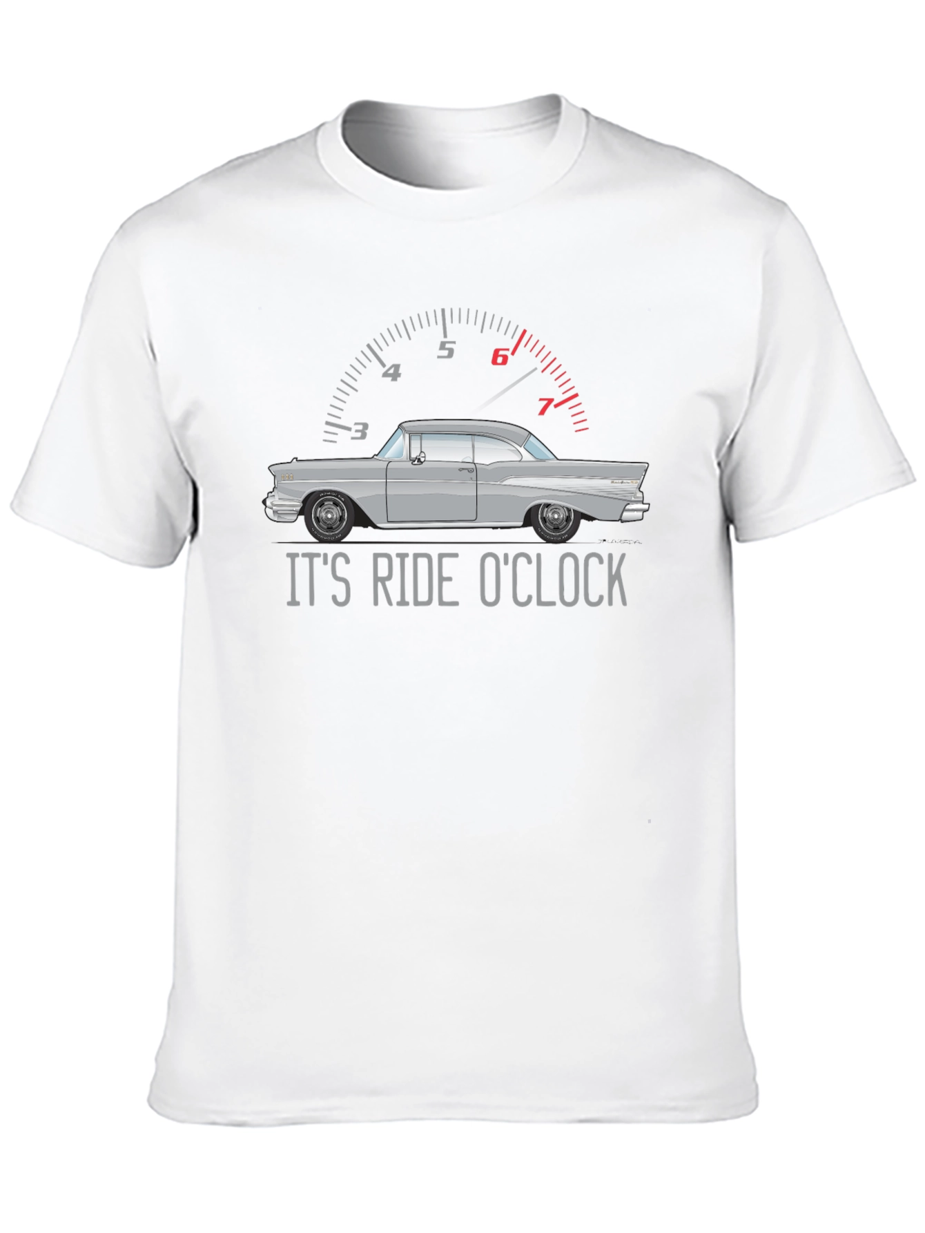 Its Ride OClock T-Shirt - Classic Car Design