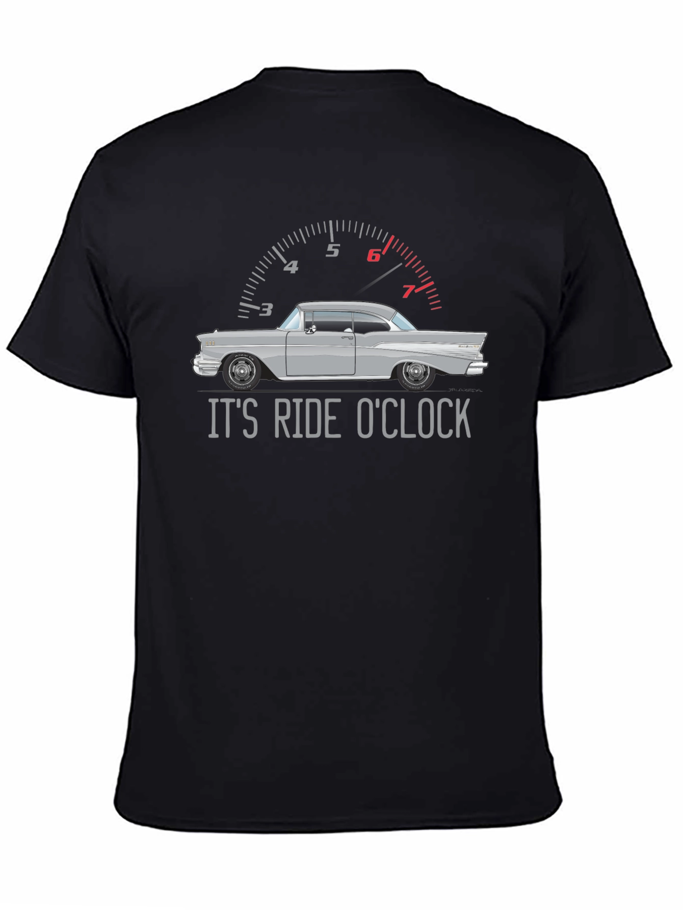 Its Ride OClock T-Shirt - Classic Car Design