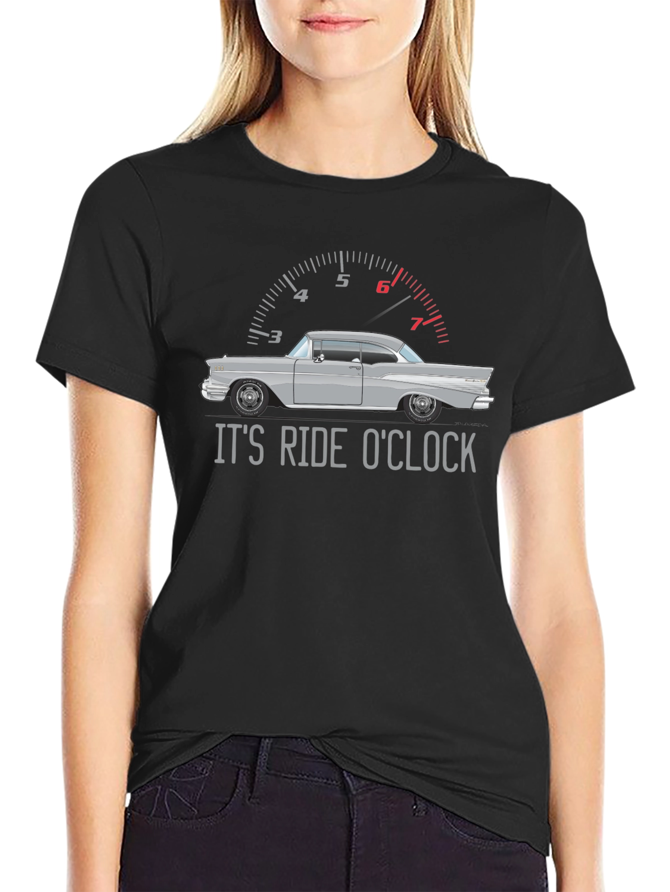 Its Ride OClock T-Shirt - Classic Car Design