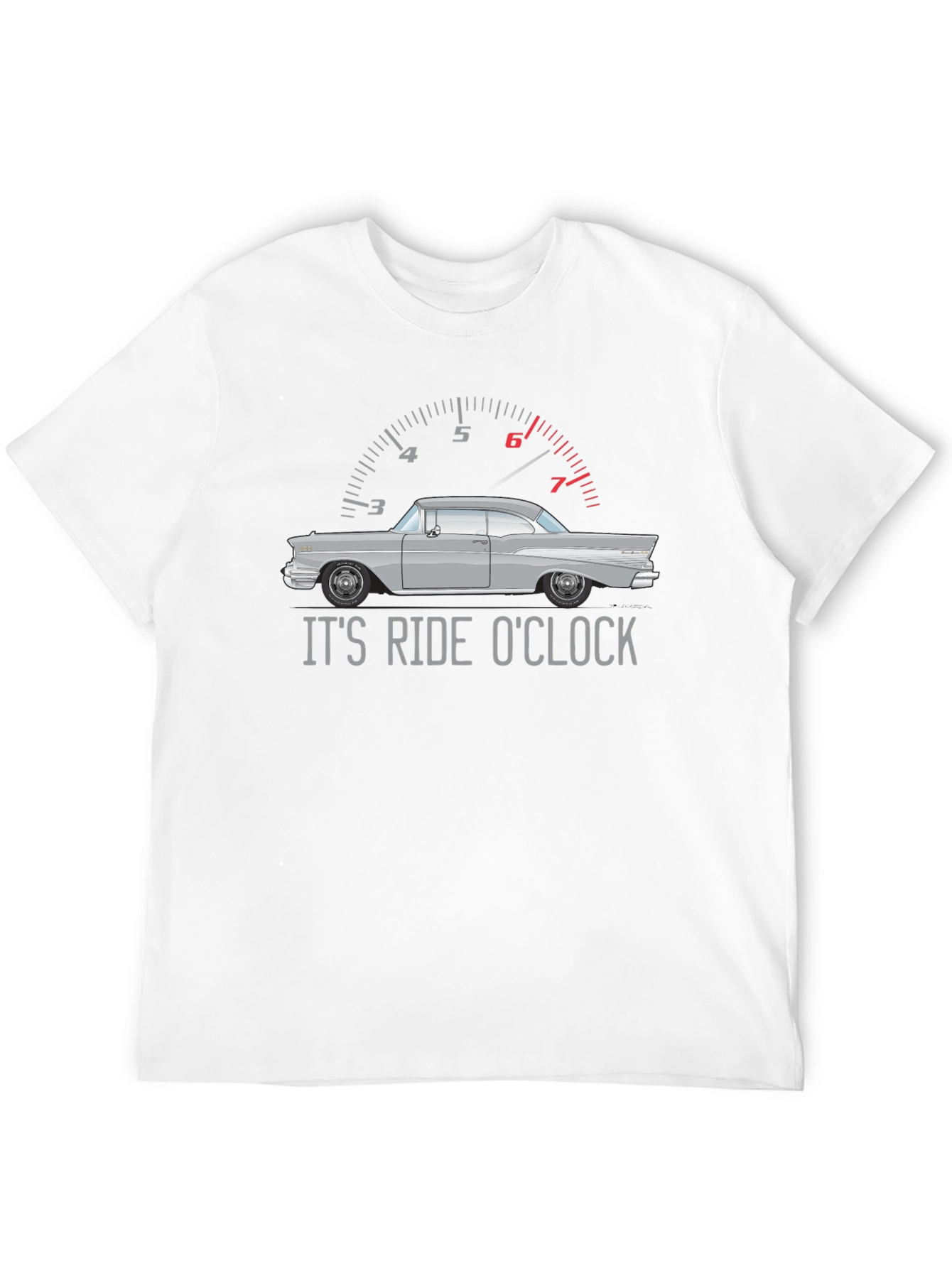 Its Ride OClock T-Shirt - Classic Car Design