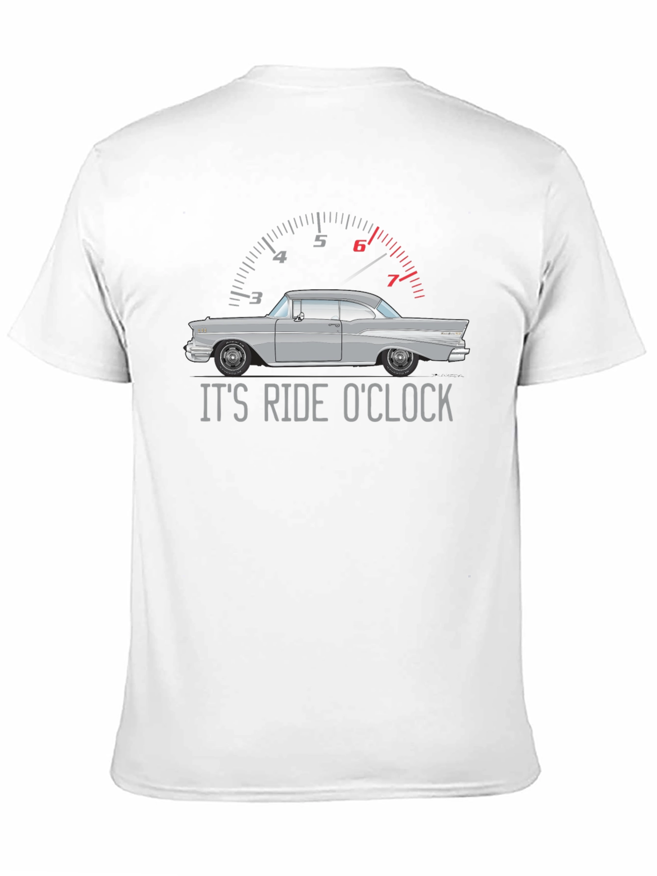 Its Ride OClock T-Shirt - Classic Car Design