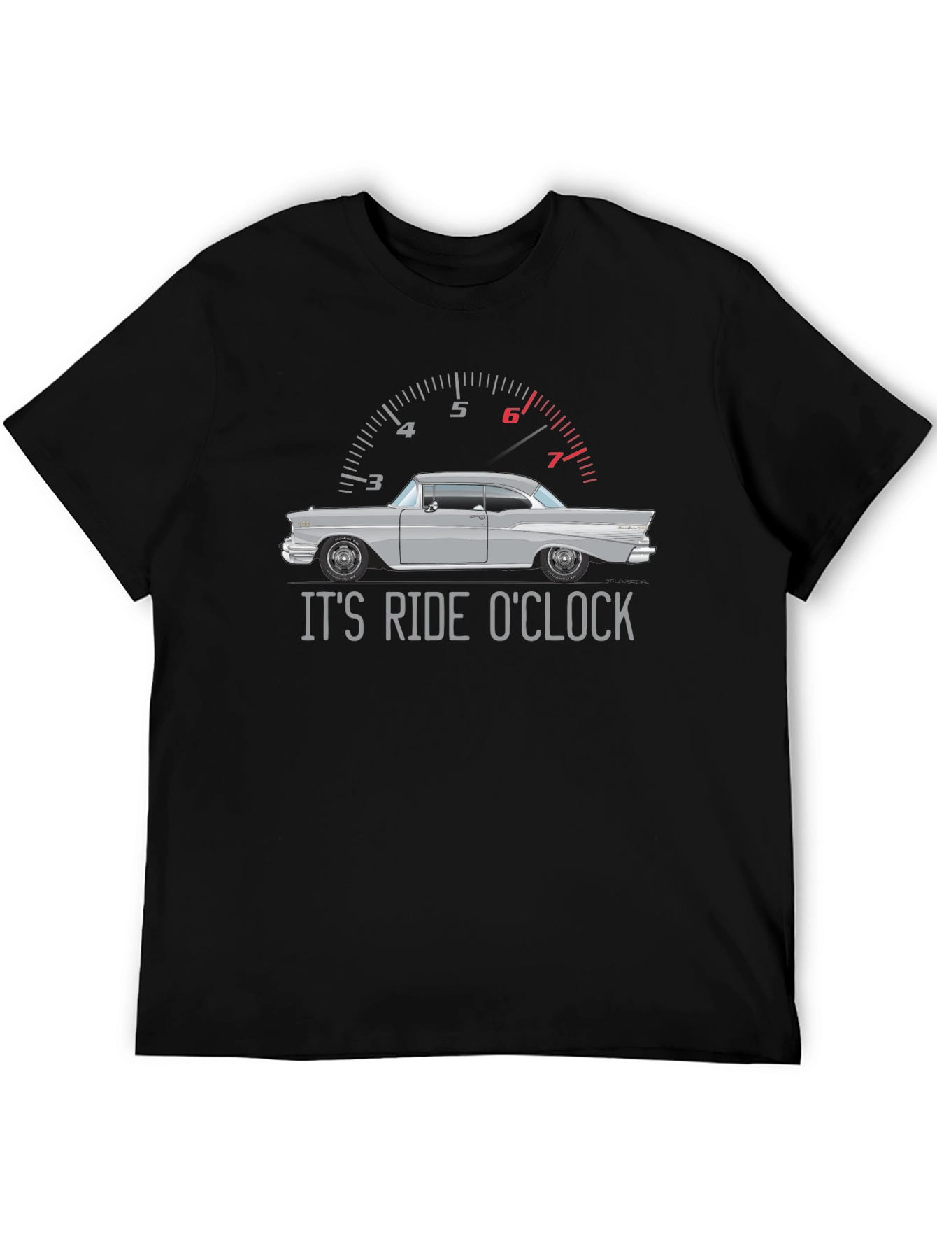 Its Ride OClock T-Shirt - Classic Car Design