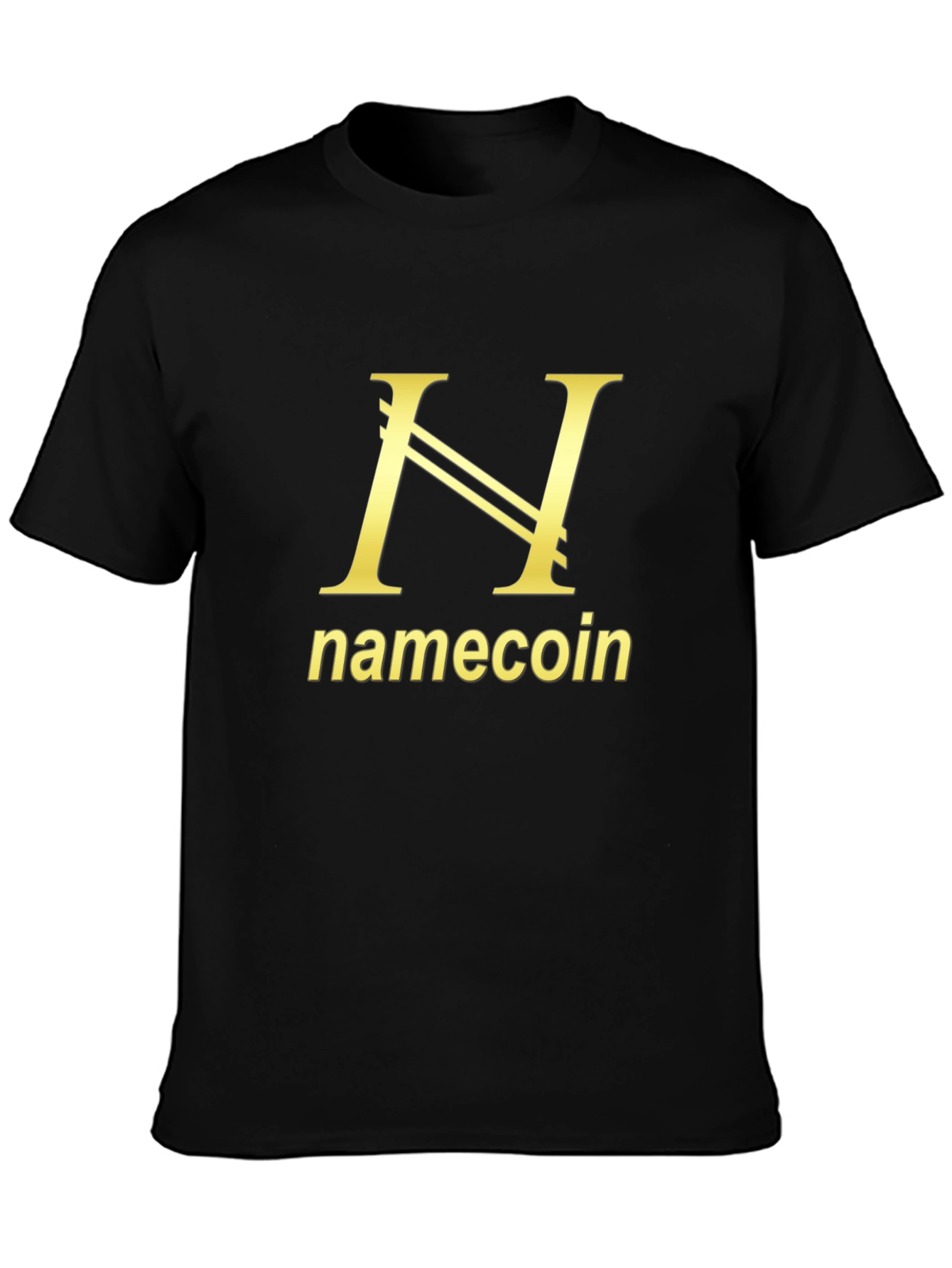 Namecoin T-Shirt - Golden Logo Design
