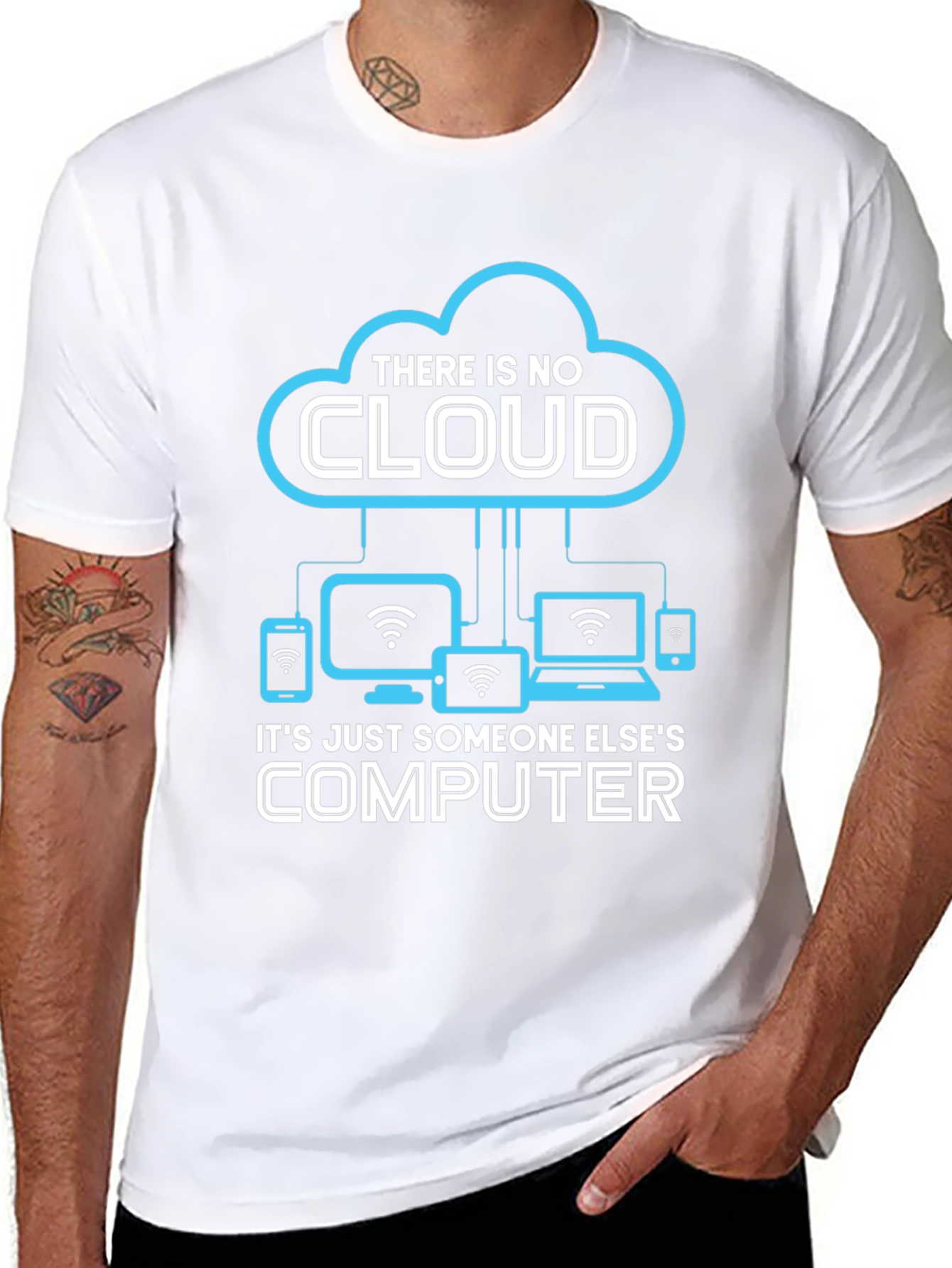 There is No Cloud T-Shirt - Programmer Humor