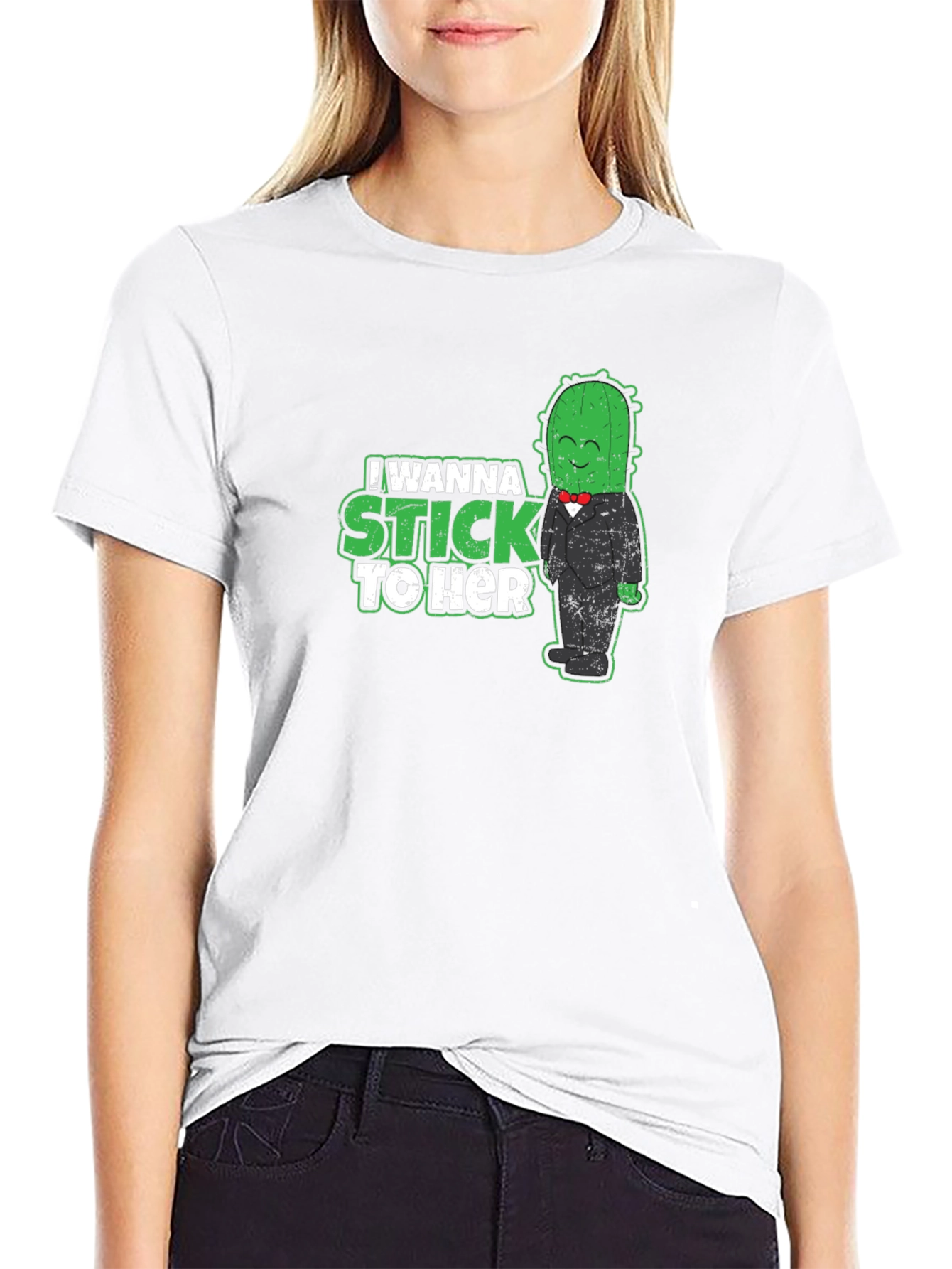 I Wanna Stick To Her - Cactus T-Shirt