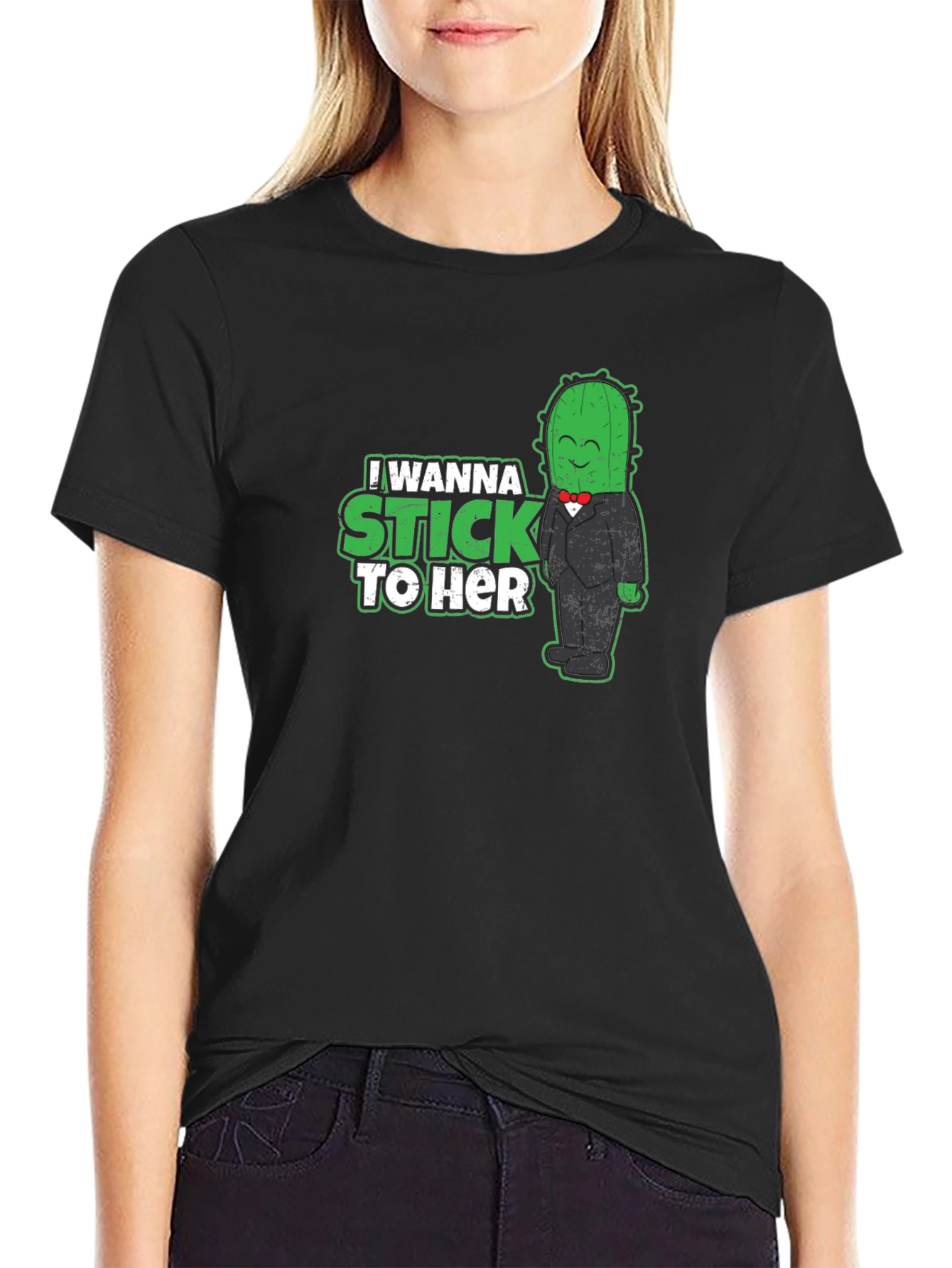 I Wanna Stick To Her - Cactus T-Shirt
