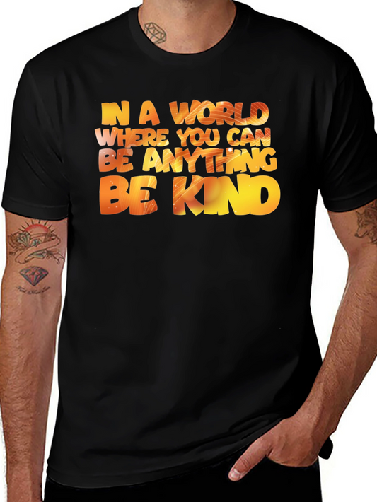 Be Kind Graphic Tee - Stylish Black T-Shirt