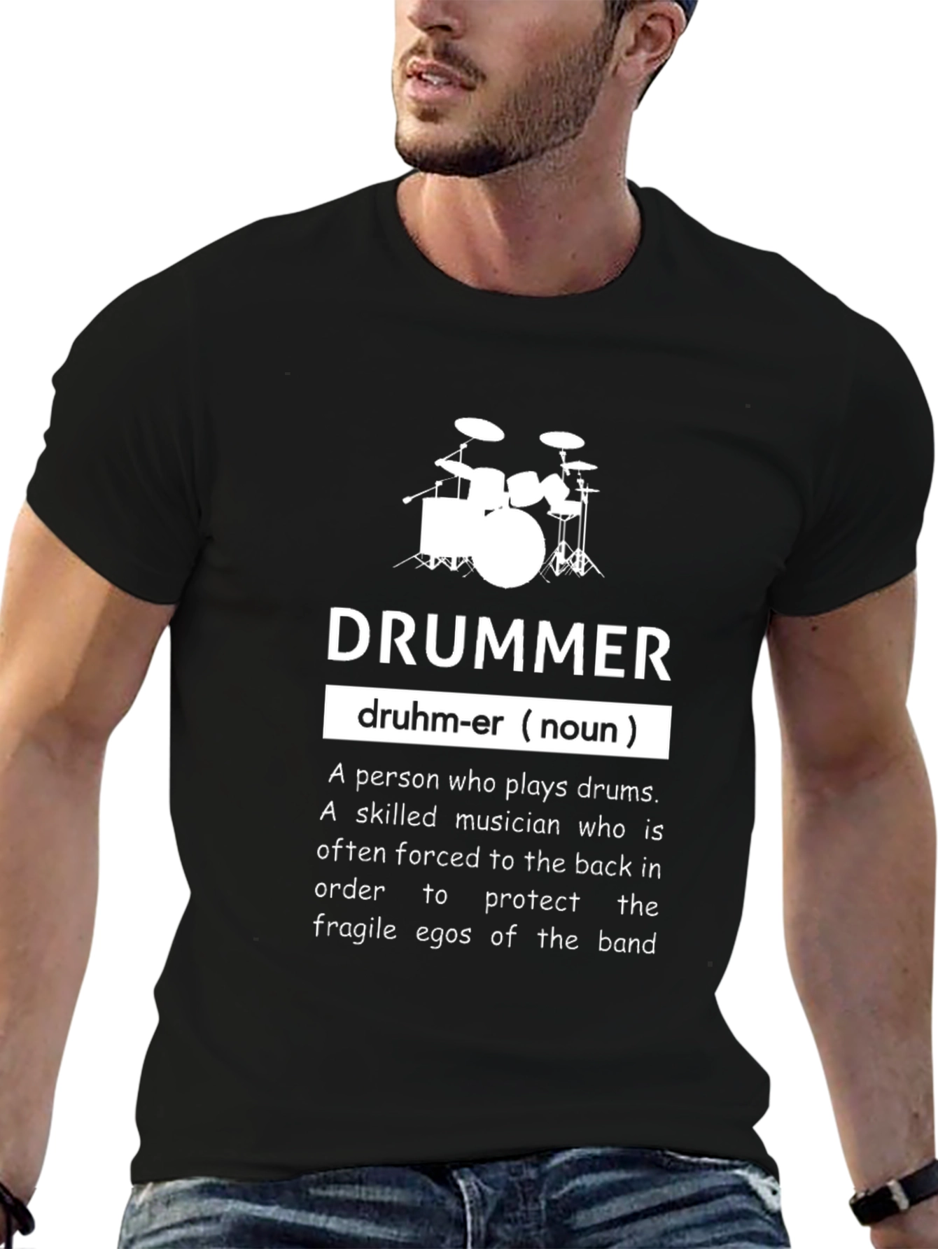 Drummer Definition T-Shirt - Musician Gift