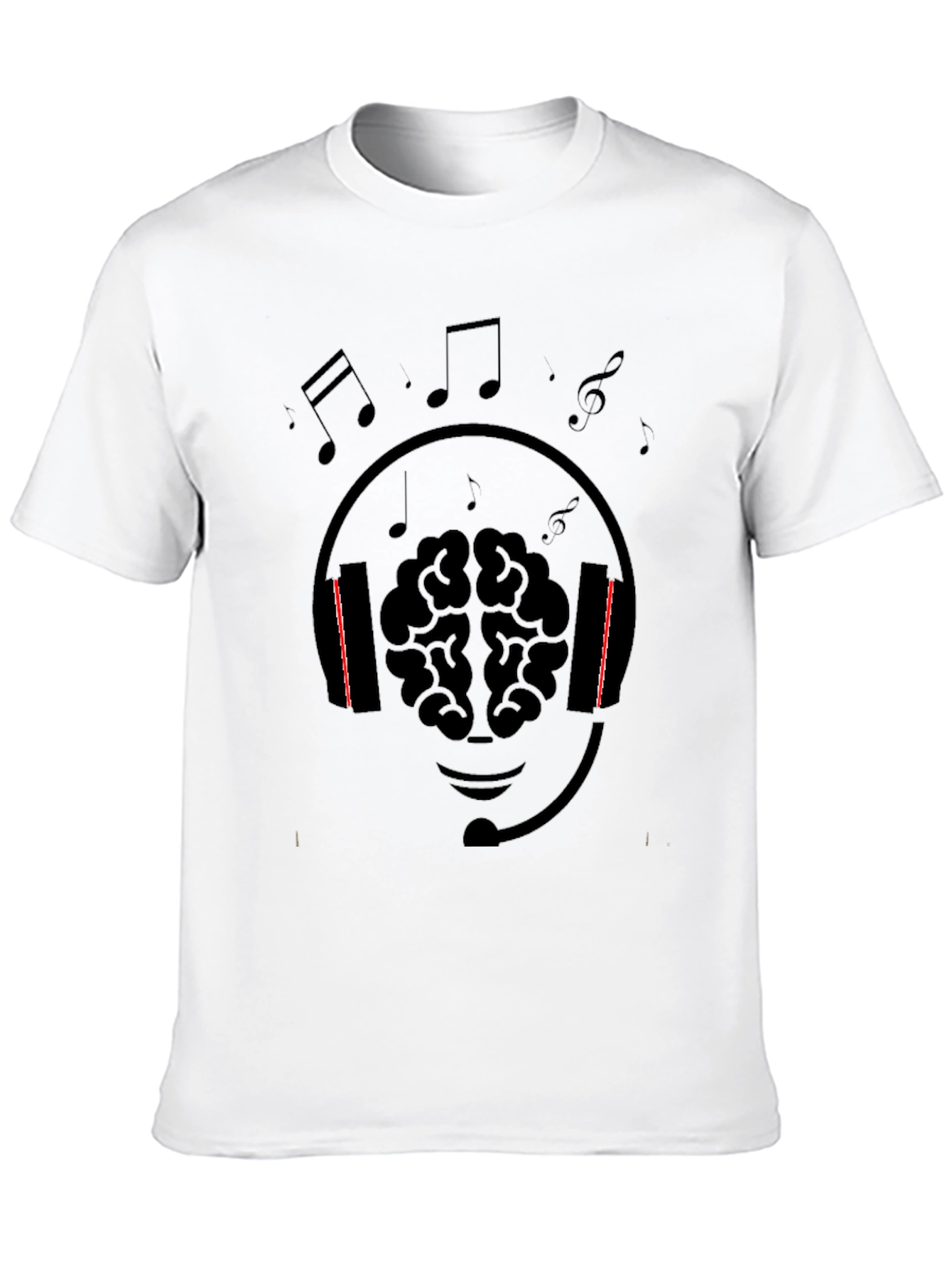 Music Lover Brain Graphic Tee