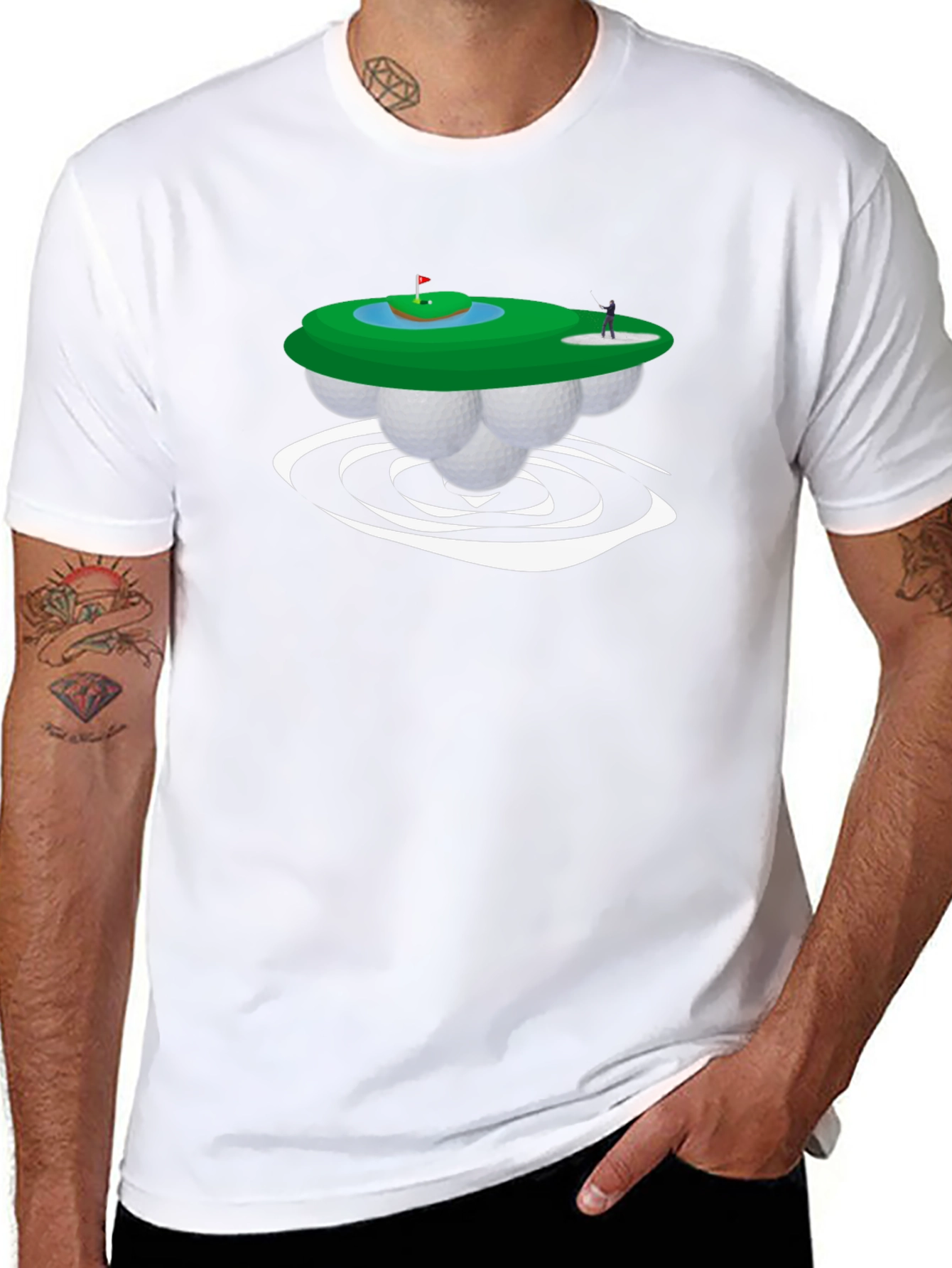 Golf Island Tee - Whimsical Golfers Shirt