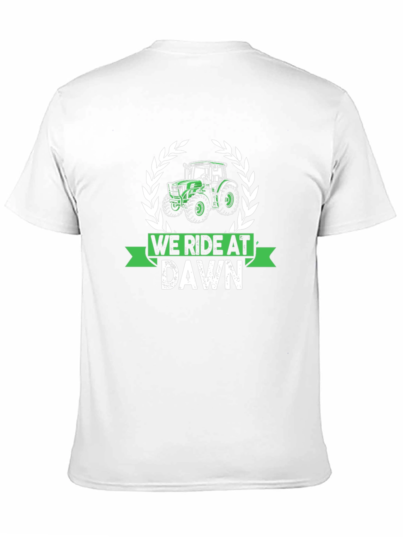 We Ride At Dawn Tractor Graphic Tee