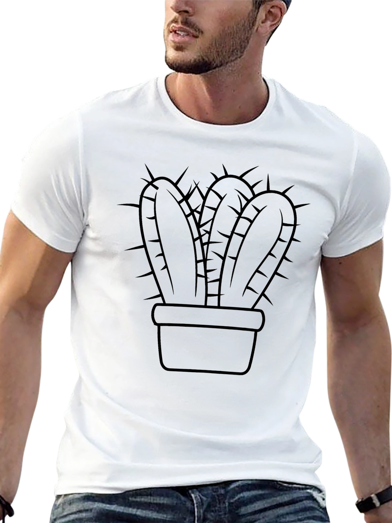 Cactus Graphic Tee - Stylish Comfort
