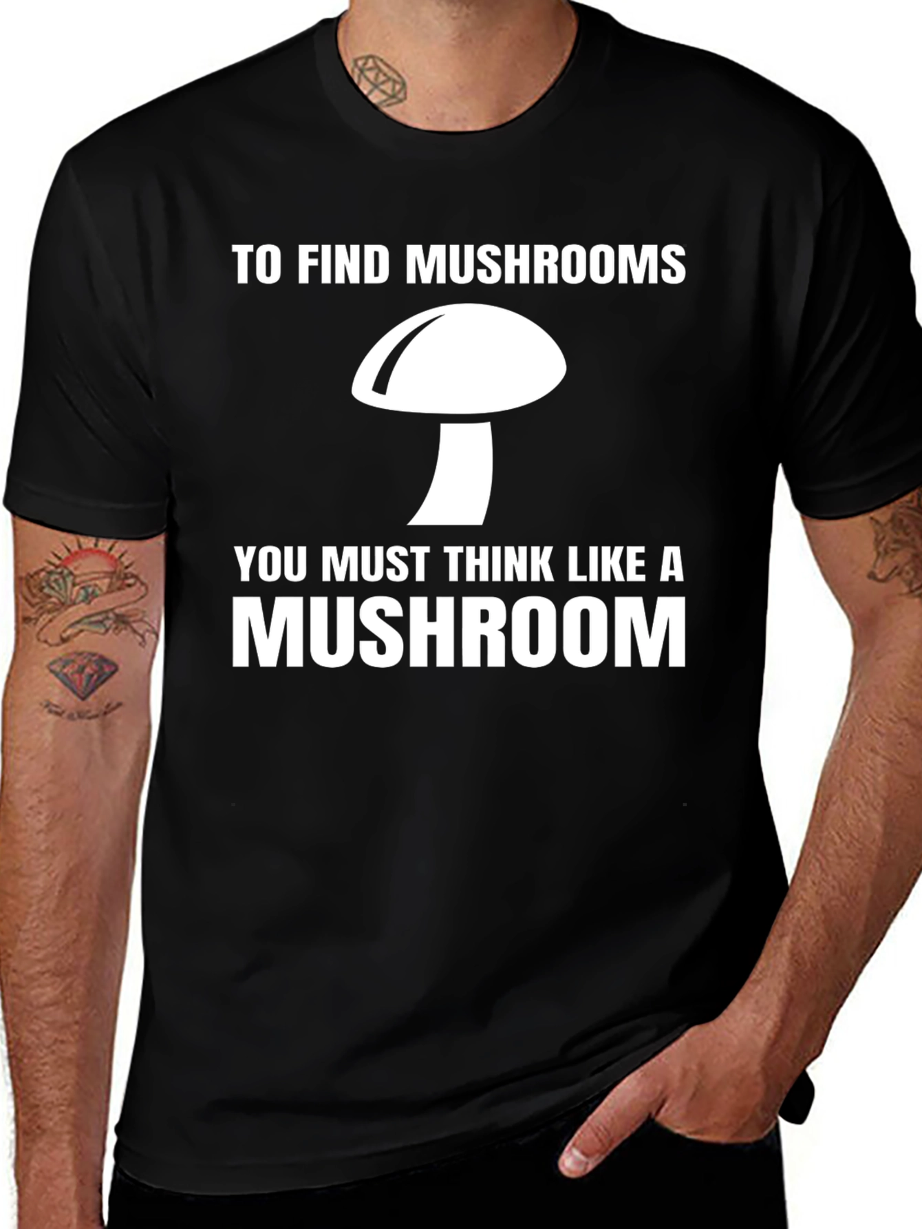 Think Like a Mushroom Graphic Tee