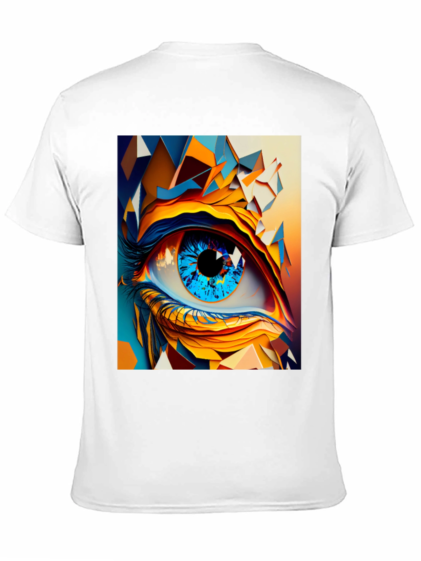 Abstract Eye Graphic T-Shirt - Stylish Unisex Tee
