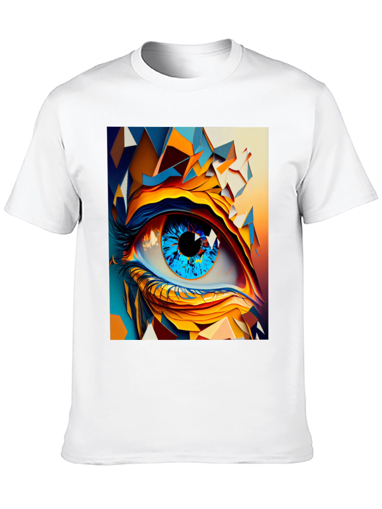 Abstract Eye Graphic T-Shirt - Stylish Unisex Tee