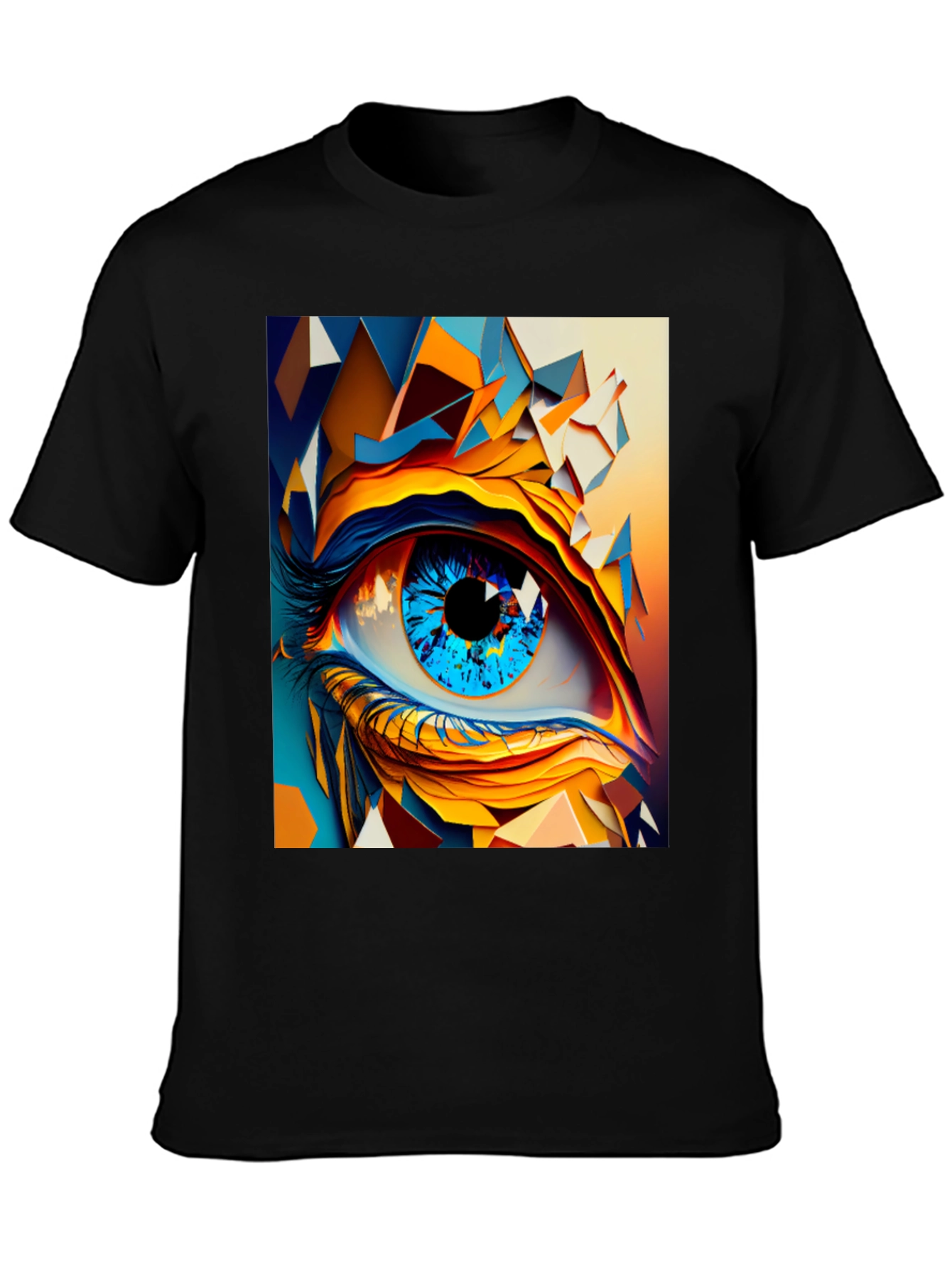 Abstract Eye Graphic T-Shirt - Stylish Unisex Tee