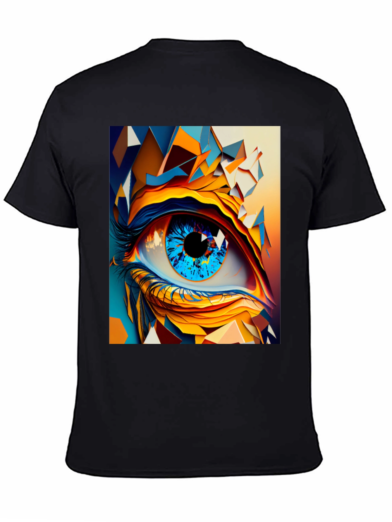 Abstract Eye Graphic T-Shirt - Stylish Unisex Tee