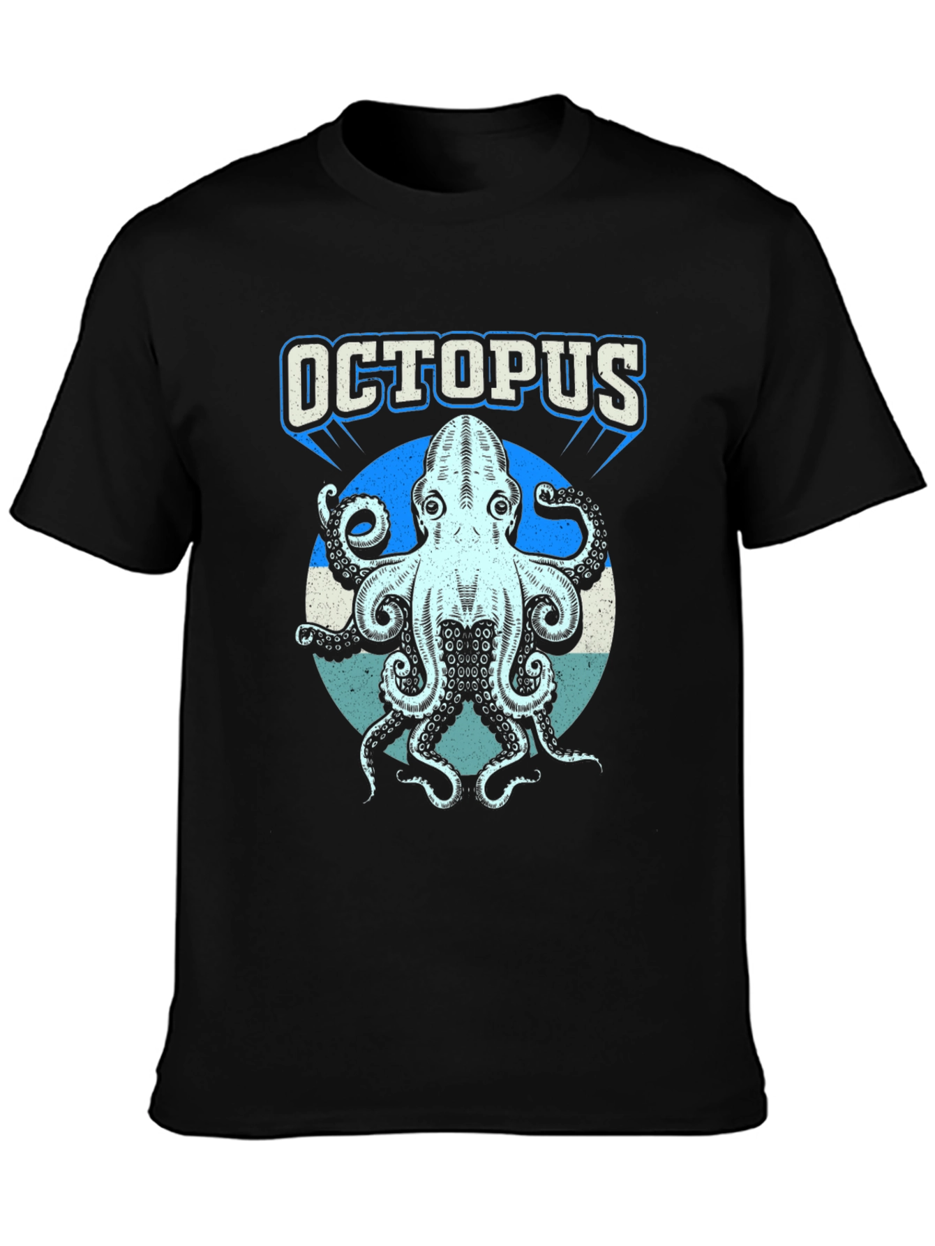 Octopus Graphic T-Shirt - Cool Ocean Creature Tee