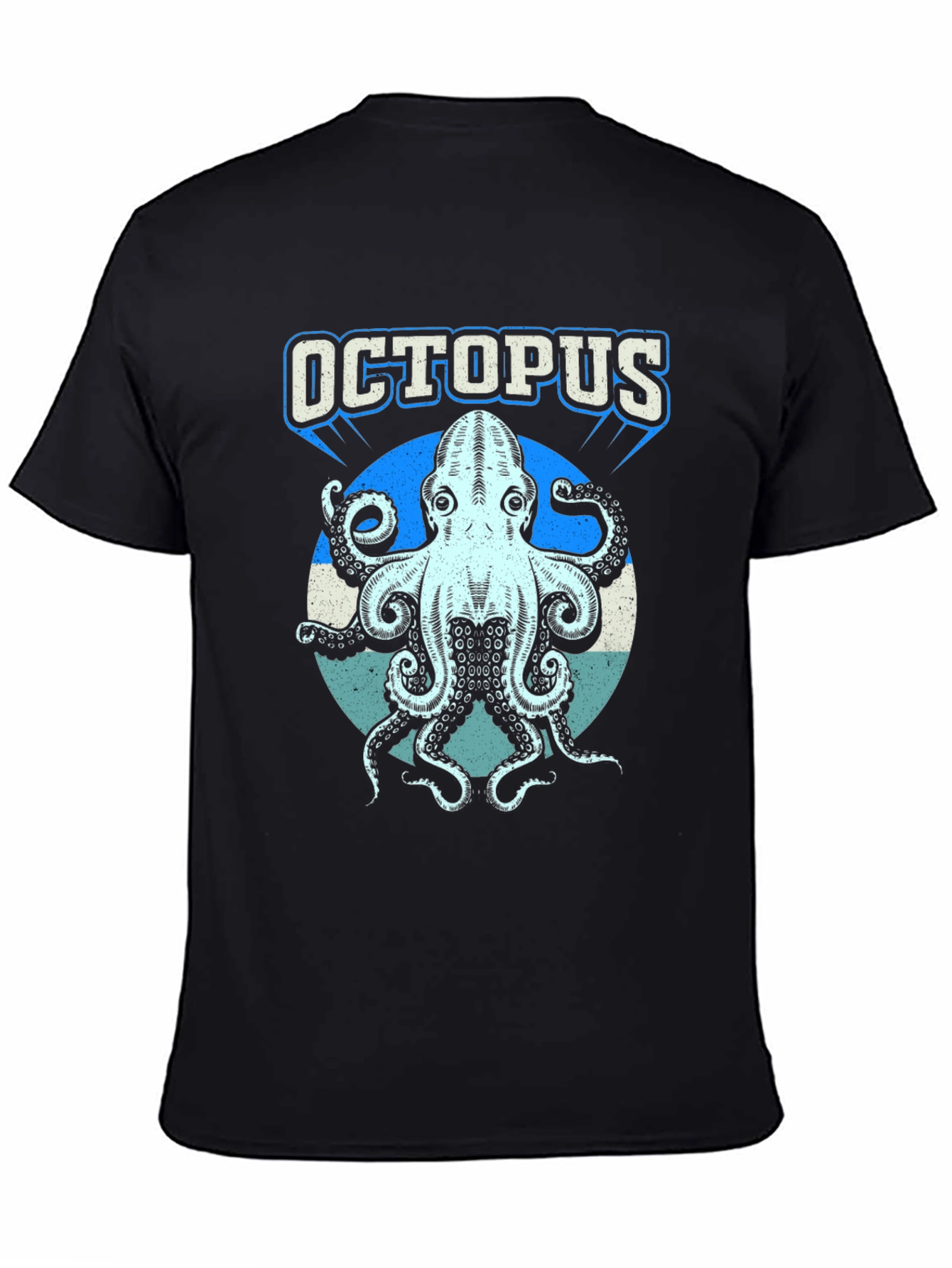 Octopus Graphic T-Shirt - Cool Ocean Creature Tee