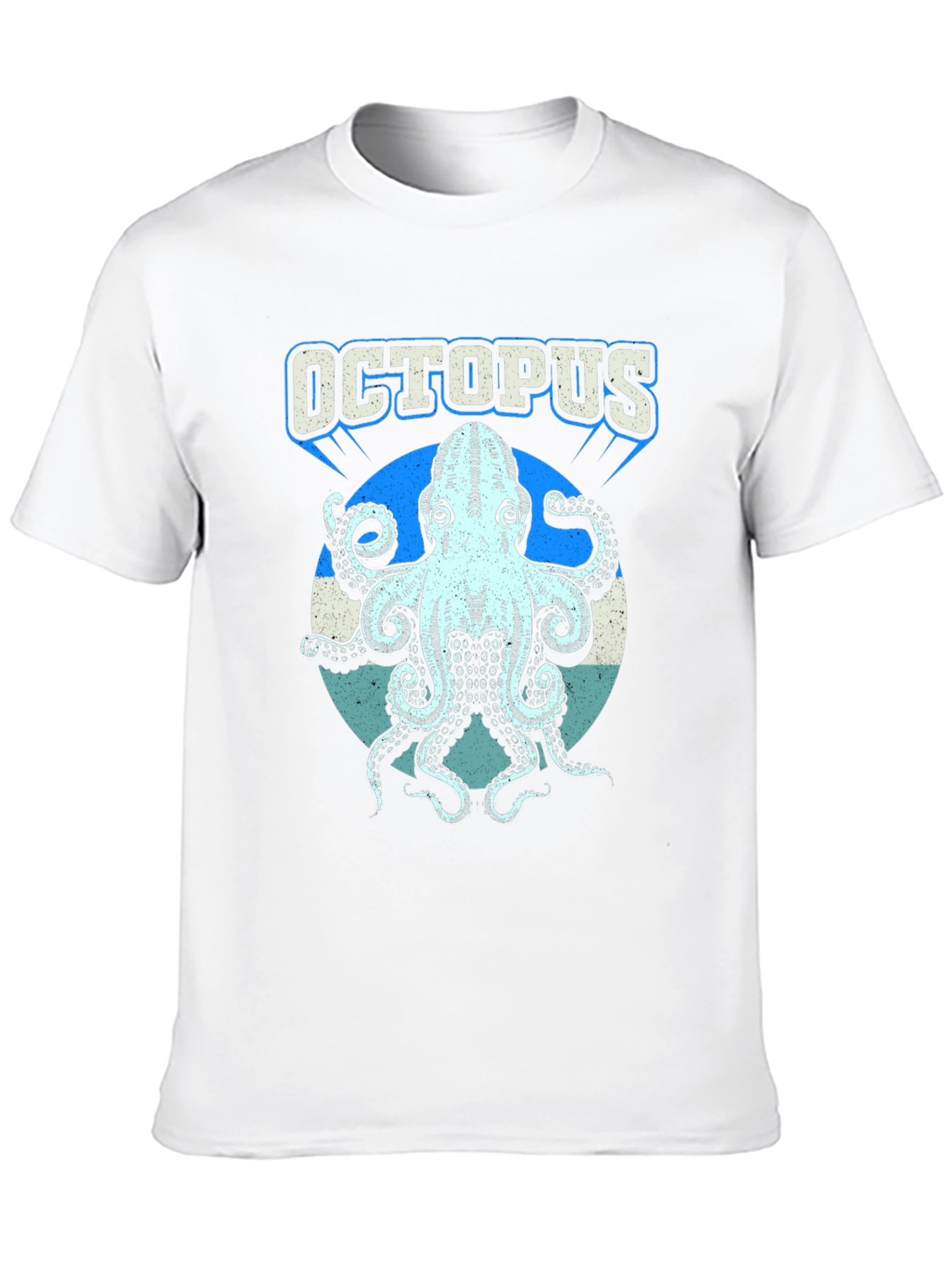 Octopus Graphic T-Shirt - Cool Ocean Creature Tee