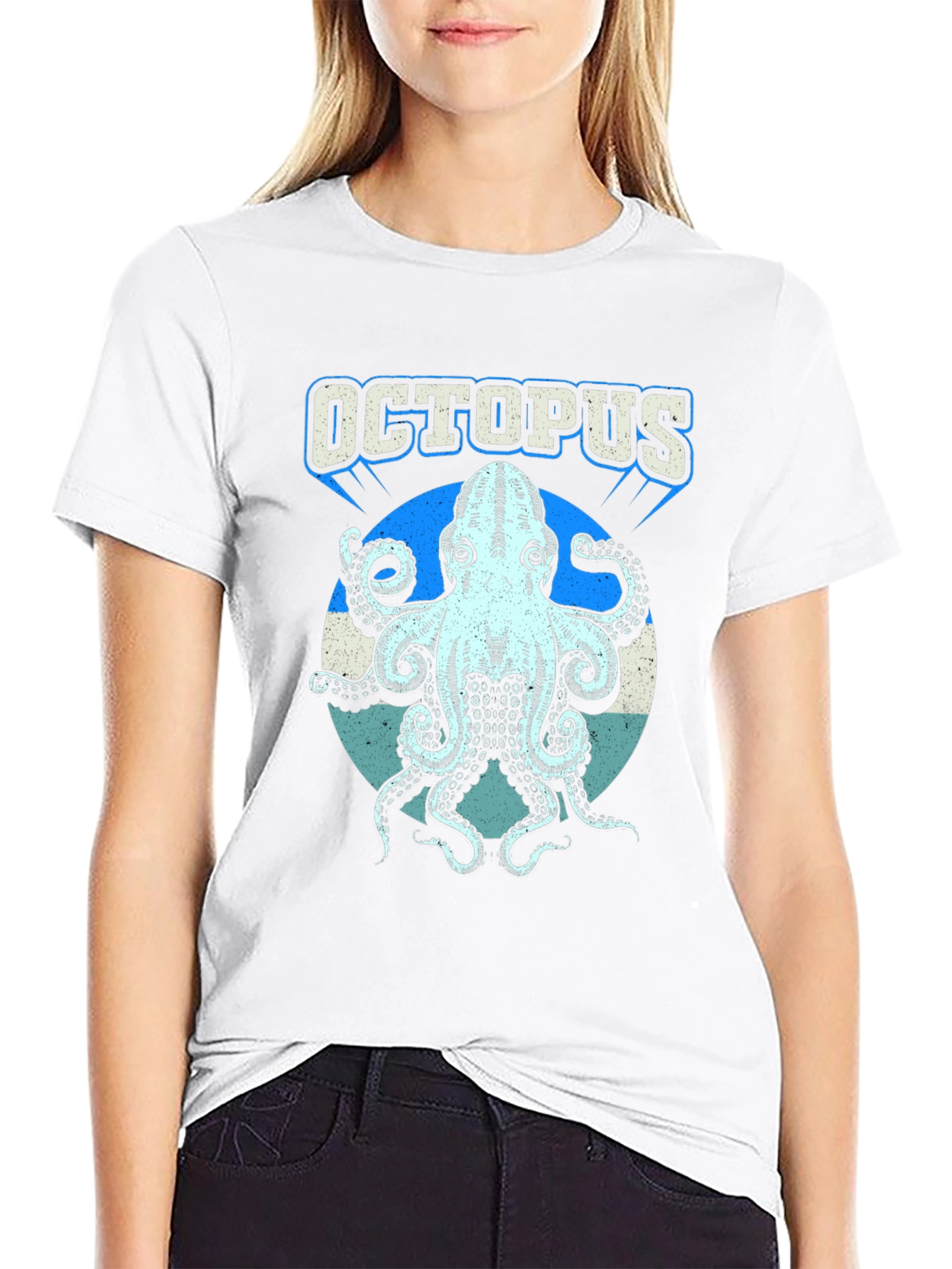 Octopus Graphic T-Shirt - Cool Ocean Creature Tee