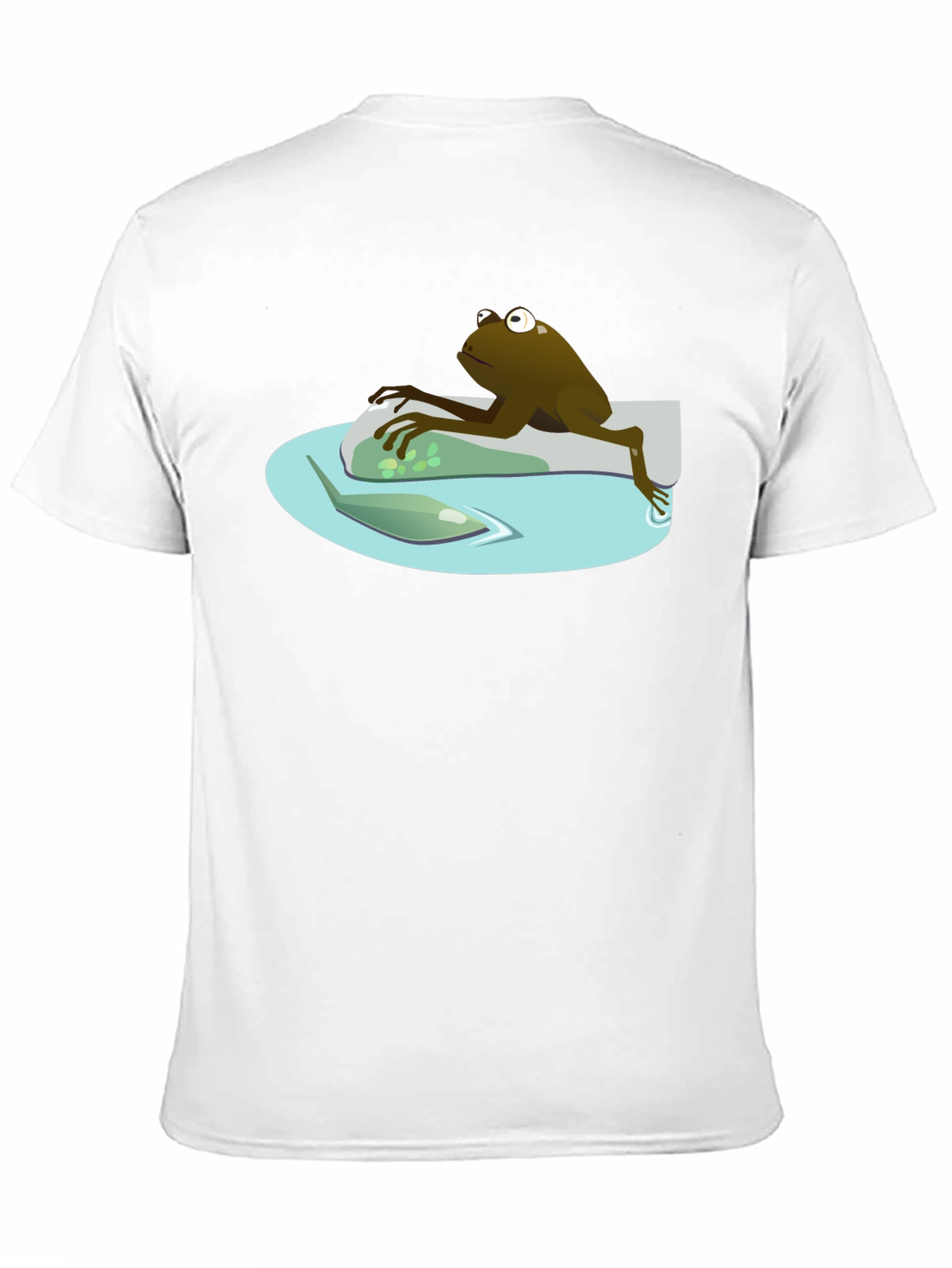 Frog Pond Cartoon Graphic Tee - Mens Black T-Shirt