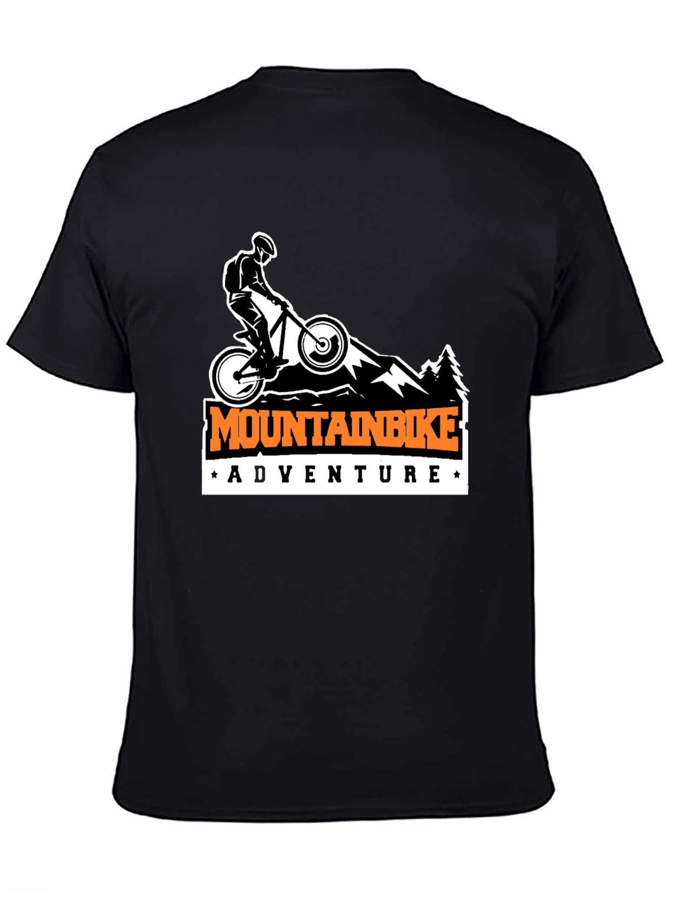 Mountain Bike Adventure T-Shirt - Black