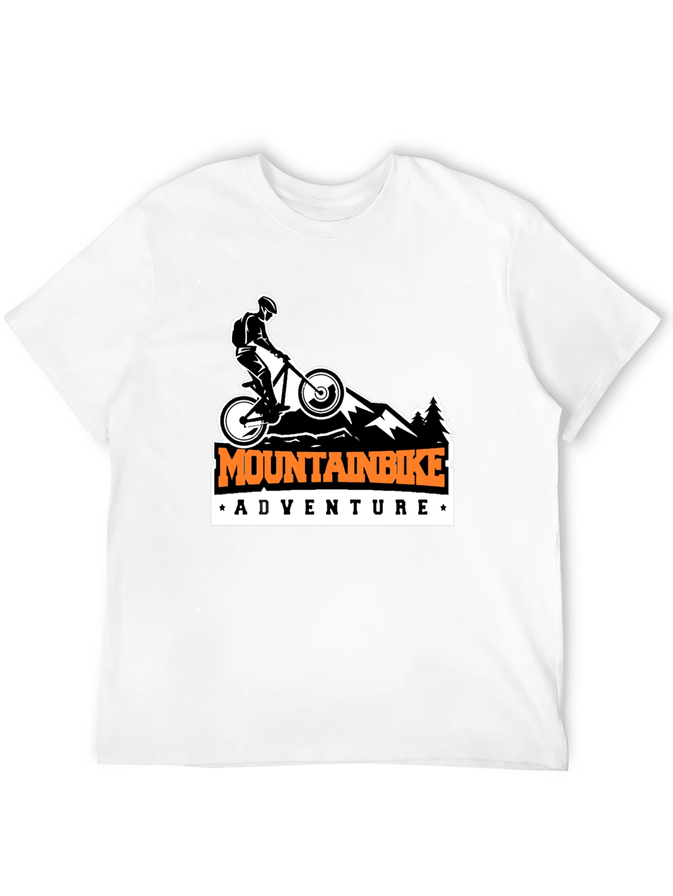 Mountain Bike Adventure T-Shirt - Black